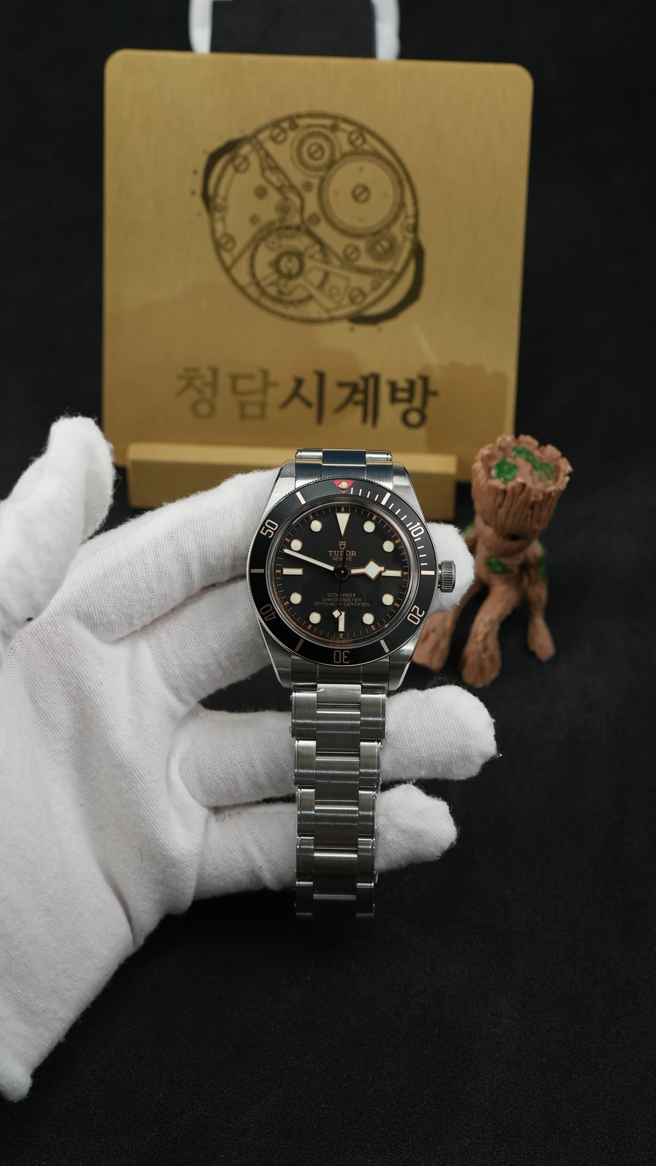 튜더 블랙베이 블랙 레드 삼각베젤 상세 이미지 8