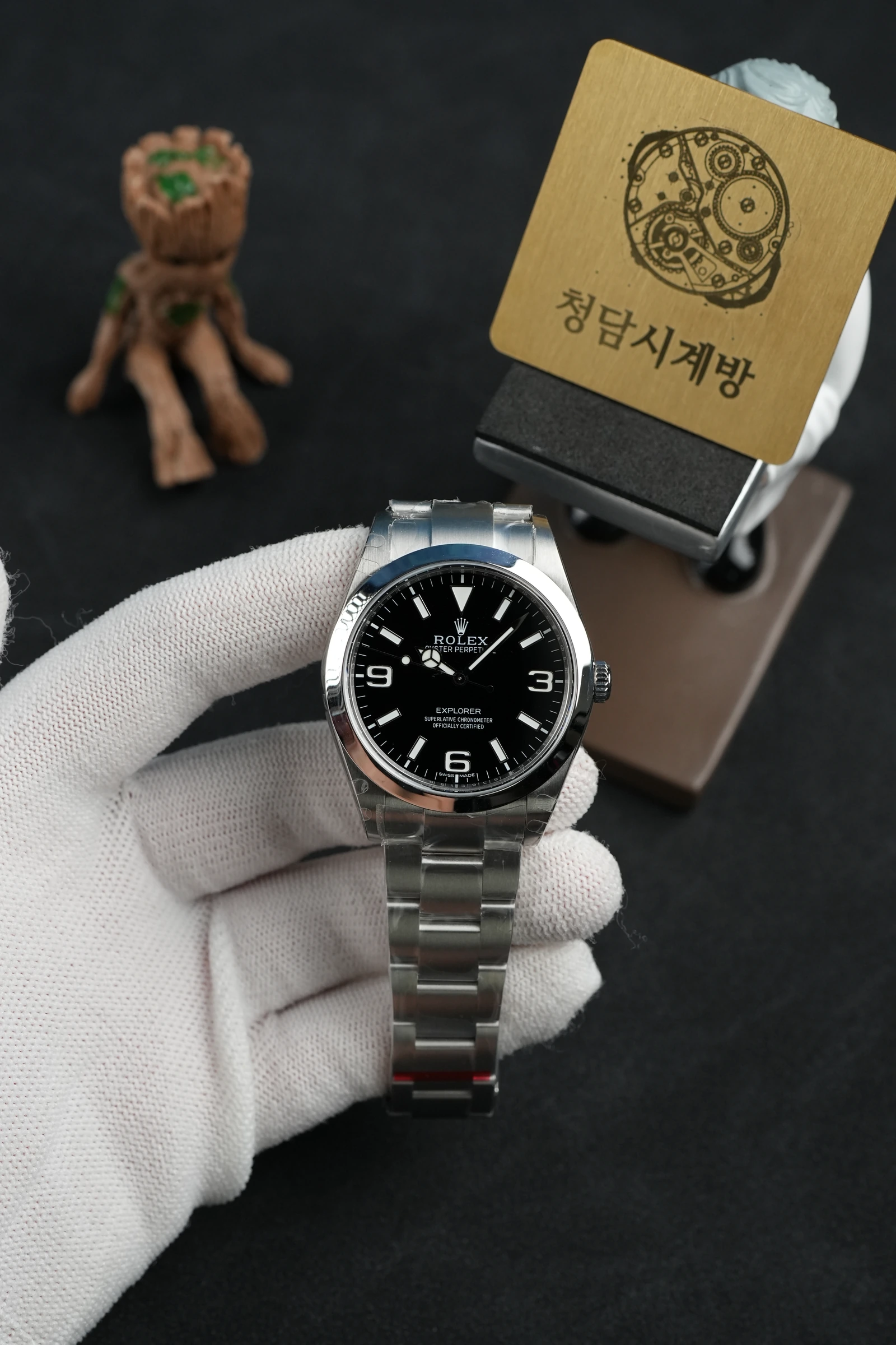 롤렉스 익스플로러 214270 블랙 369 스틸 상품 이미지 1