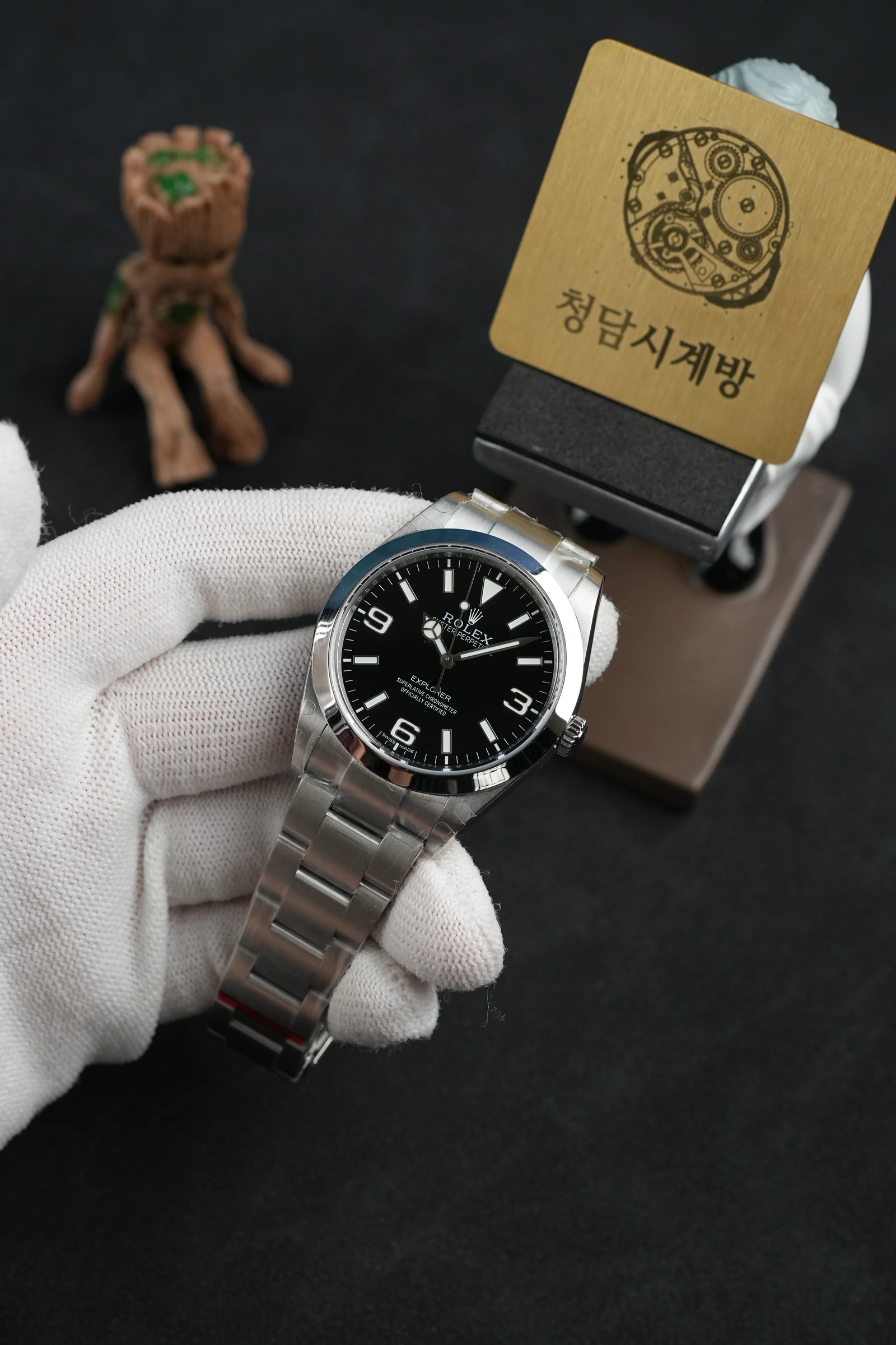 롤렉스 익스플로러 214270 블랙 369 스틸 상세 이미지 5