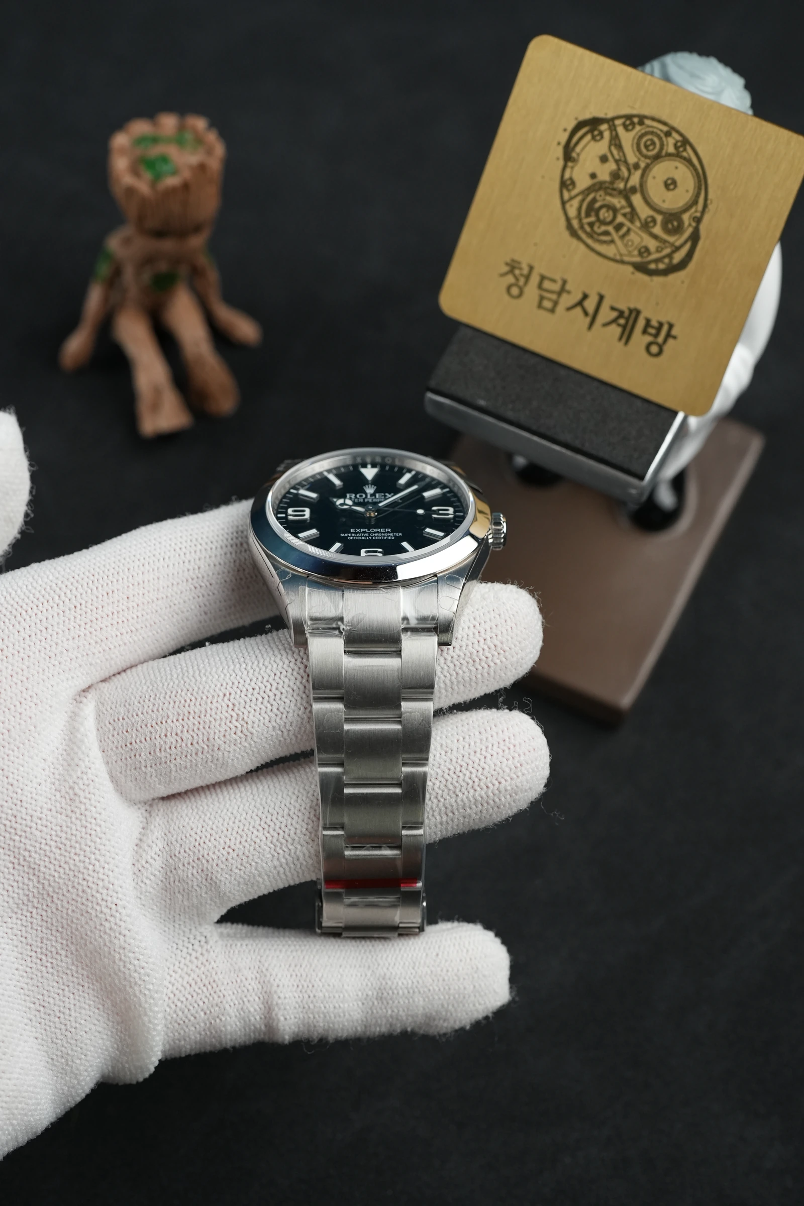 롤렉스 익스플로러 214270 블랙 369 스틸 상세 이미지 13