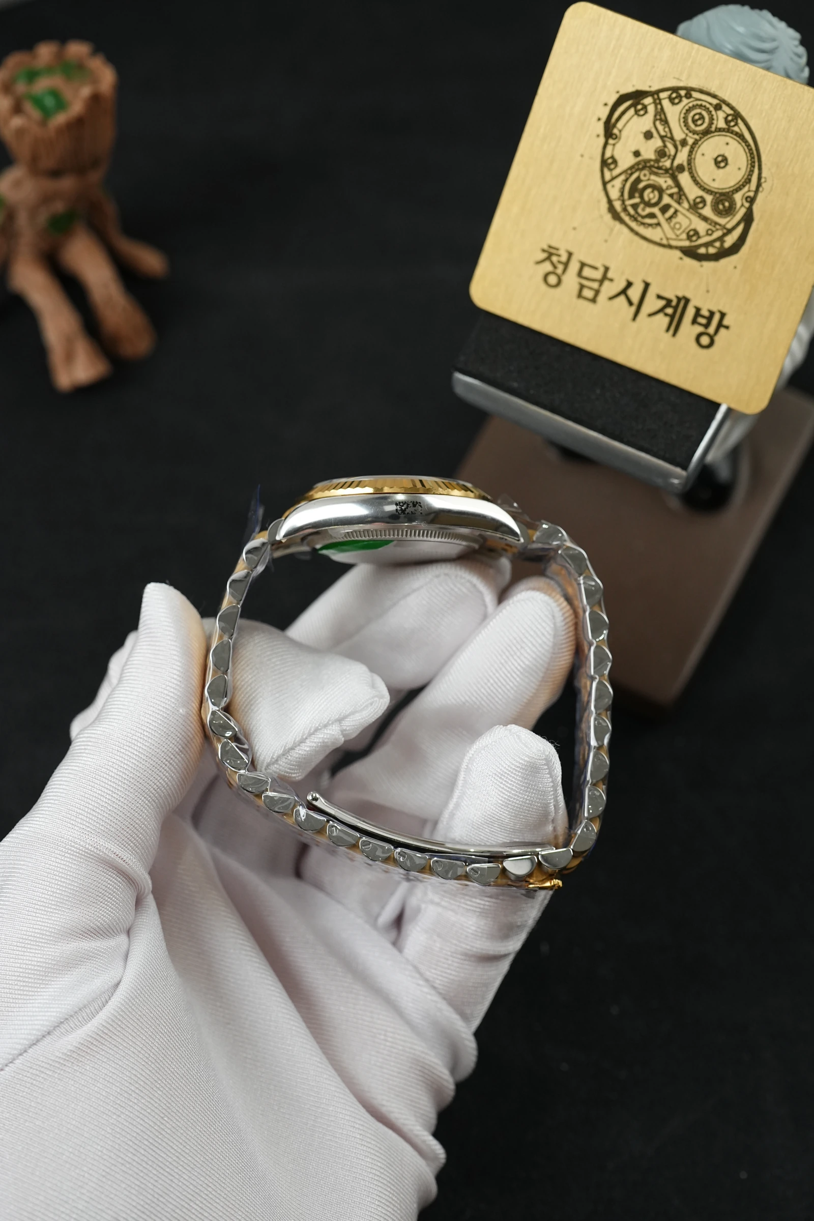 롤렉스 레이디 데이저스트 그린 옐로우골드 10P 상세 이미지 5