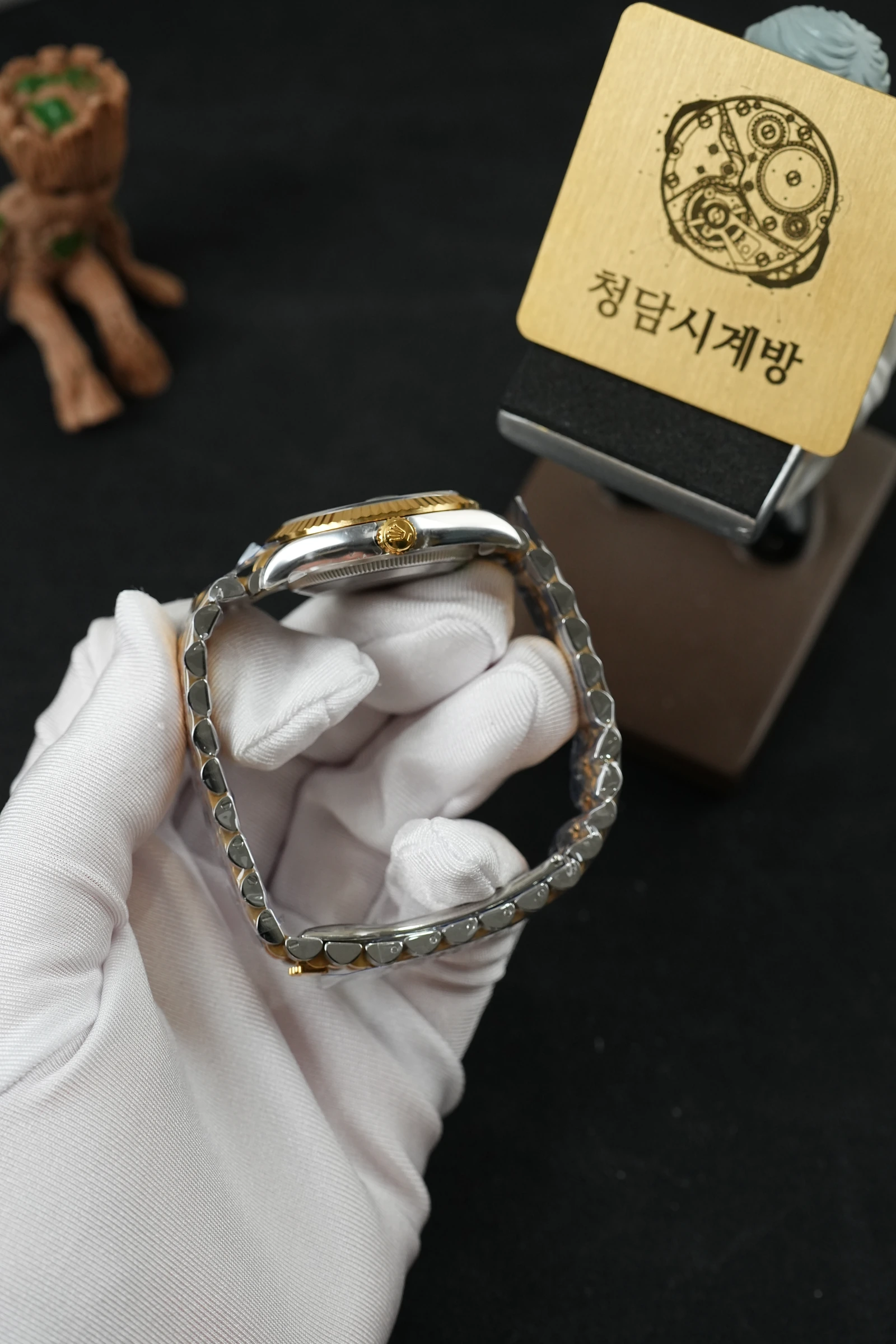 롤렉스 레이디 데이저스트 그린 옐로우골드 10P 상세 이미지 6