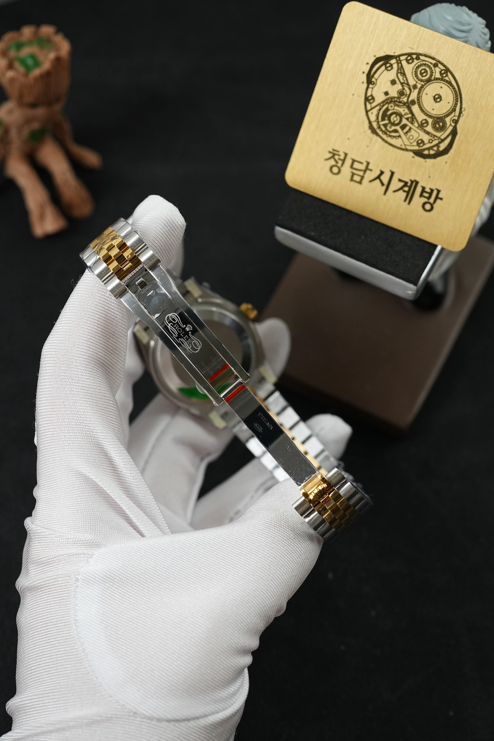 롤렉스 레이디 데이저스트 그린 옐로우골드 10P 상세 이미지 7