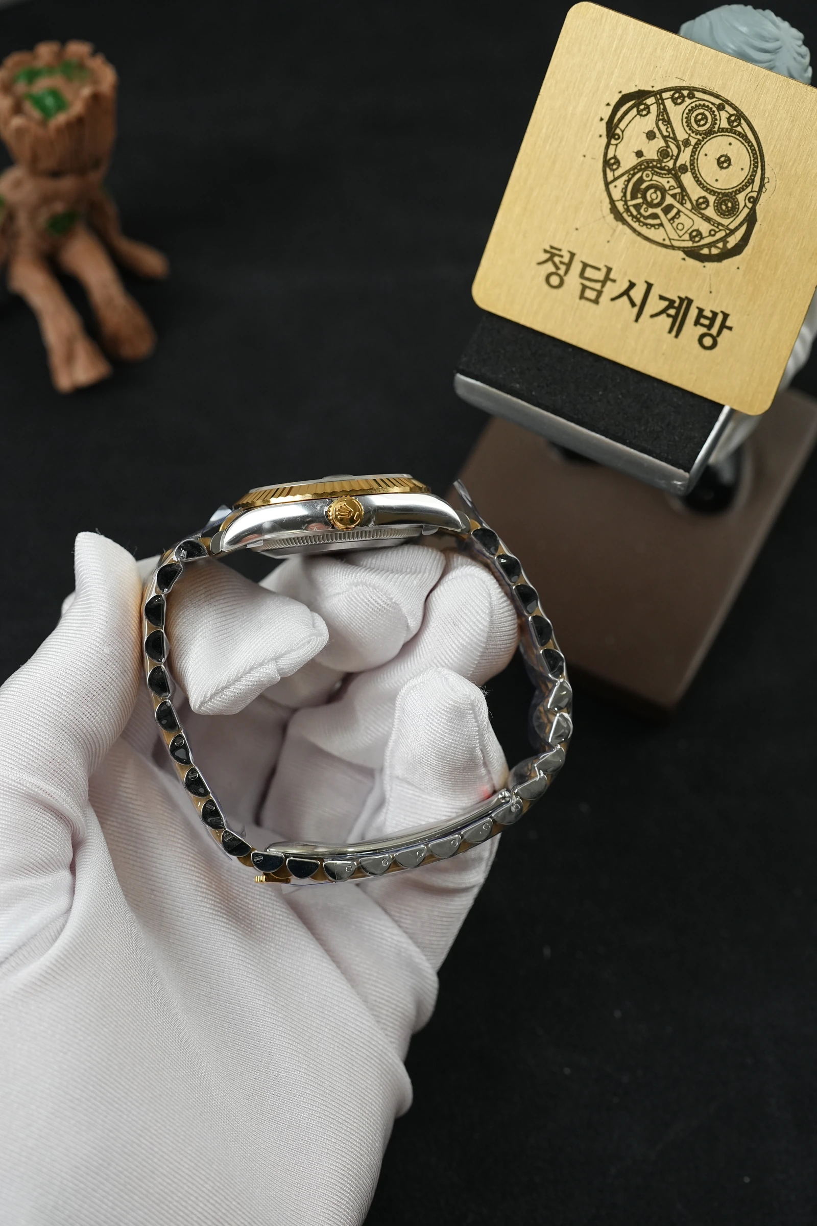 롤렉스 레이디 데이저스트 그린 옐로우골드 10P 상세 이미지 17