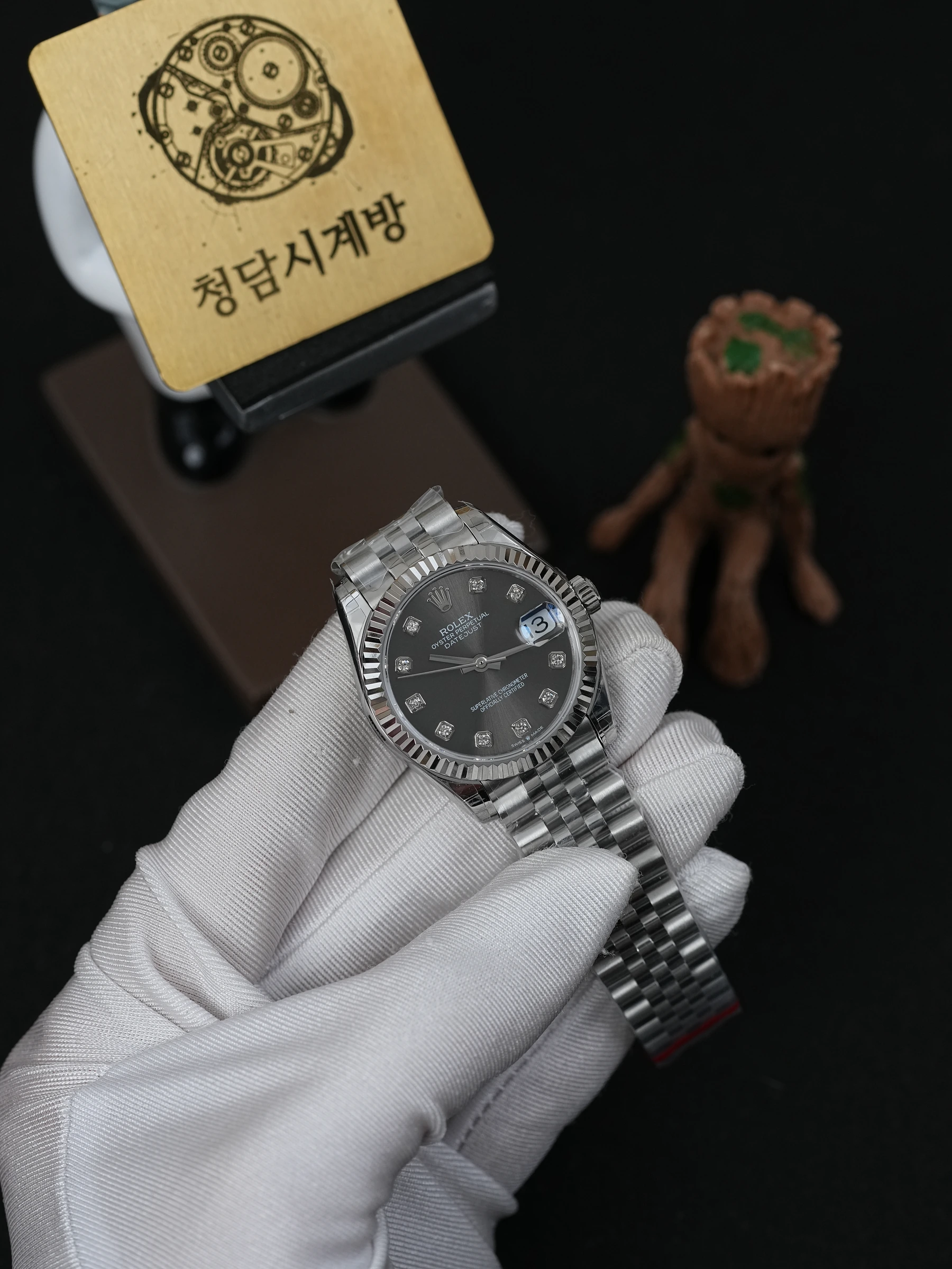롤렉스 레이디 데이저스트 다크로듐 10P 상세 이미지 9