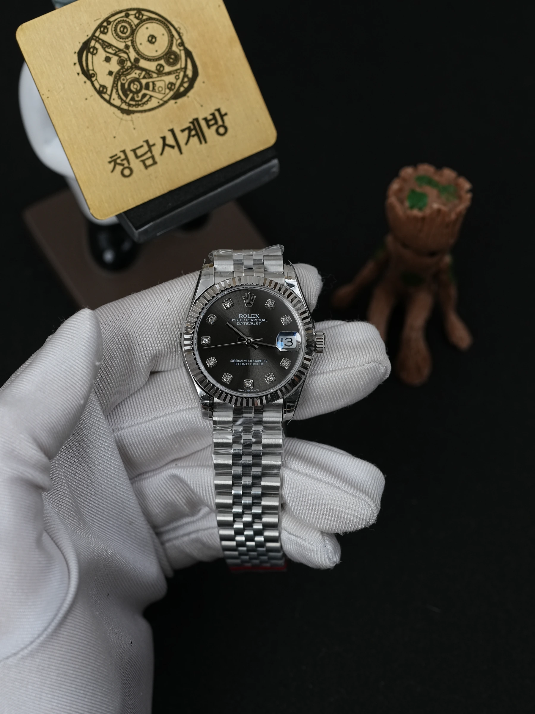 롤렉스 레이디 데이저스트 다크로듐 10P 상세 이미지 17
