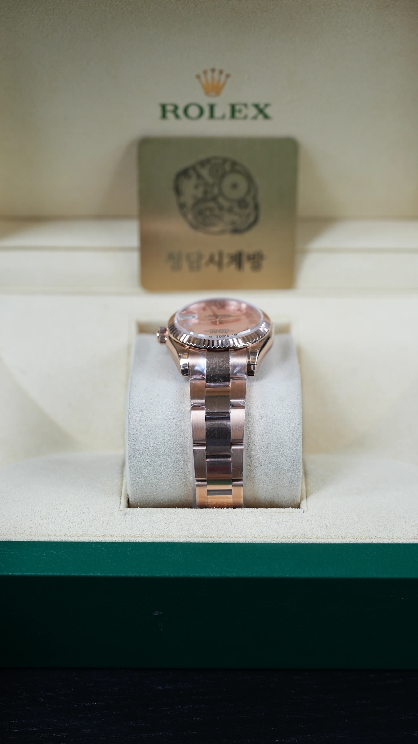 롤렉스 레이디 데이저스트 로즈골드 핑크 로만 상세 이미지 12