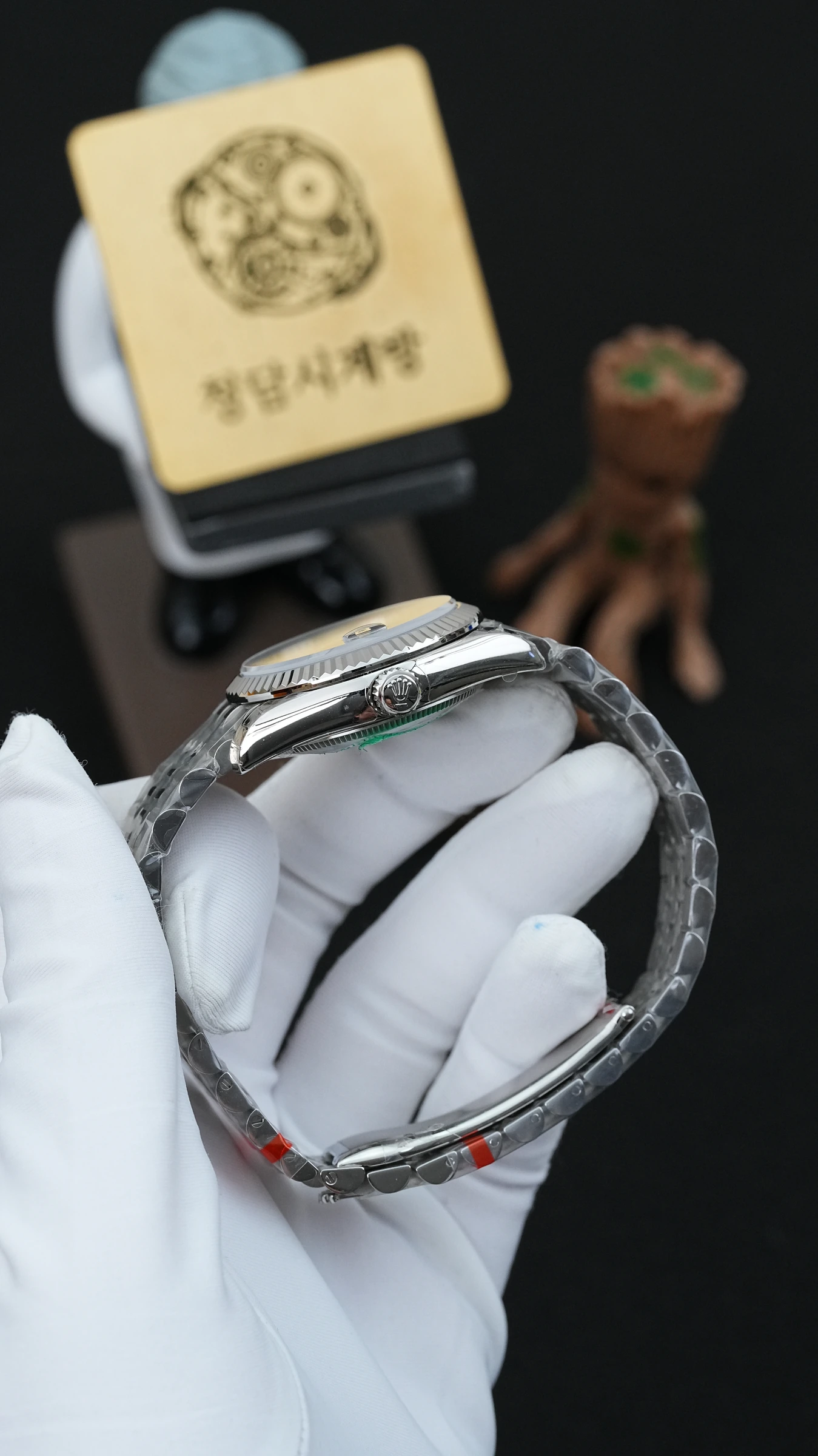 롤렉스 레이디 데이저스트 블랙 로만 상세 이미지 5