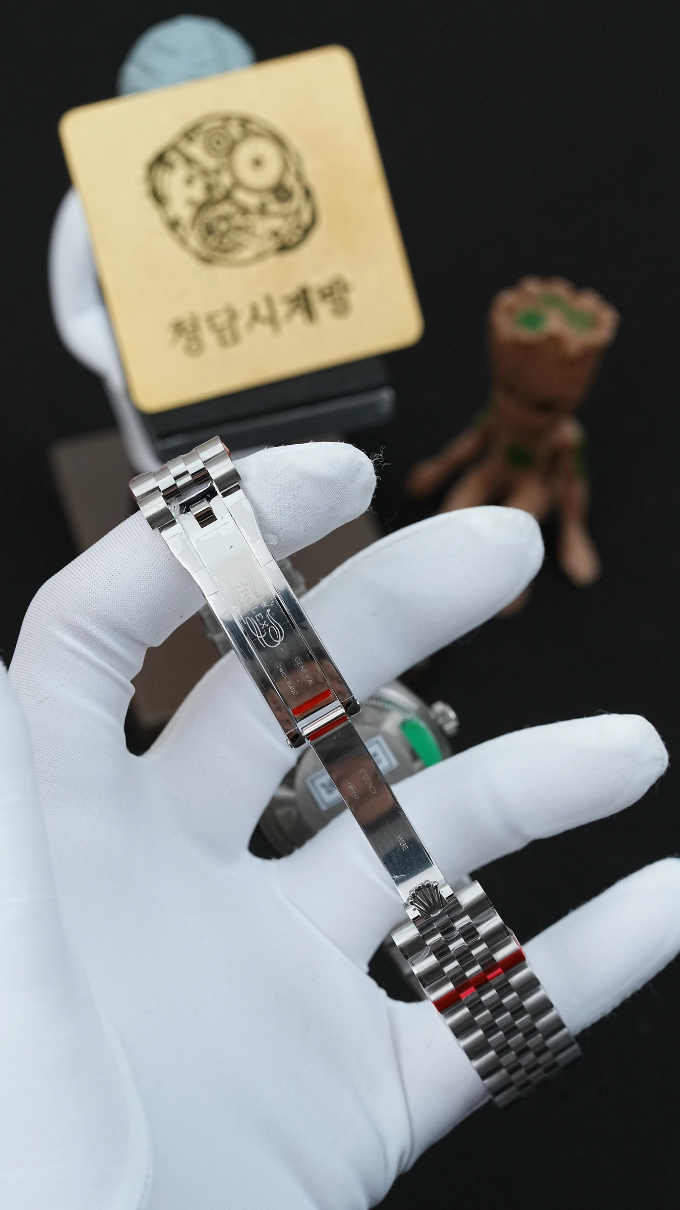 롤렉스 레이디 데이저스트 블랙 로만 상세 이미지 8