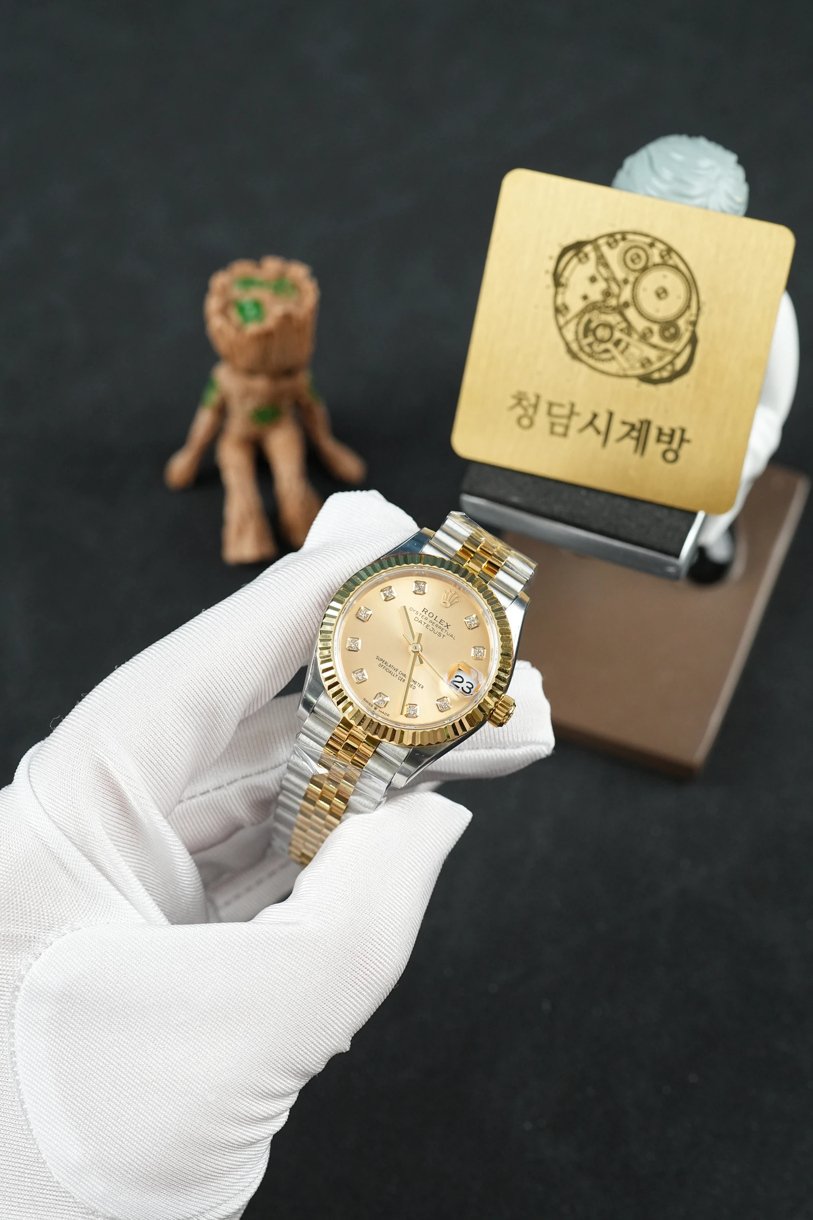 롤렉스 레이디 데이저스트 샴페인골드 10P 상세 이미지 3