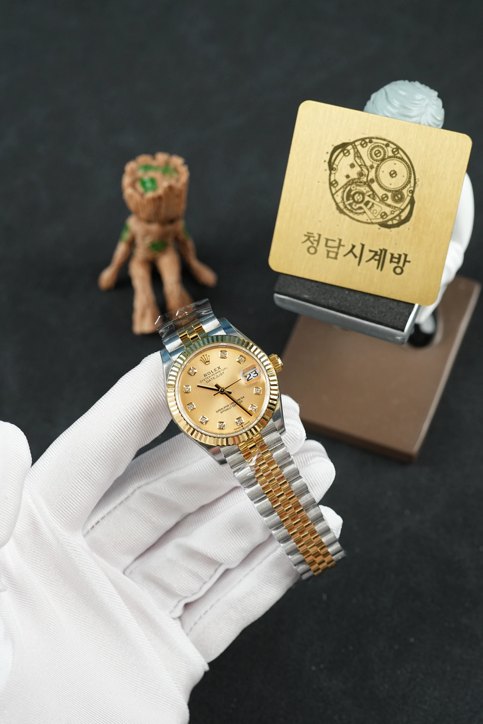 롤렉스 레이디 데이저스트 샴페인골드 10P 상세 이미지 5