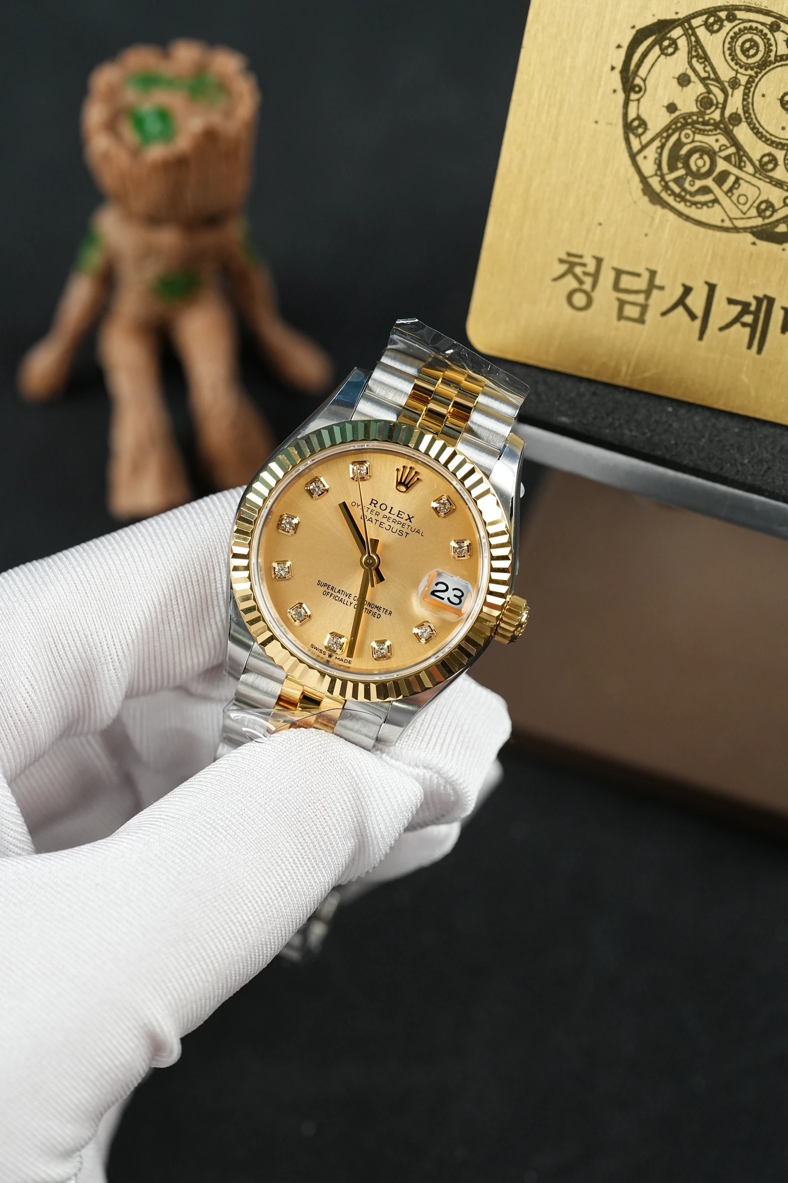 롤렉스 레이디 데이저스트 샴페인골드 10P 상세 이미지 13