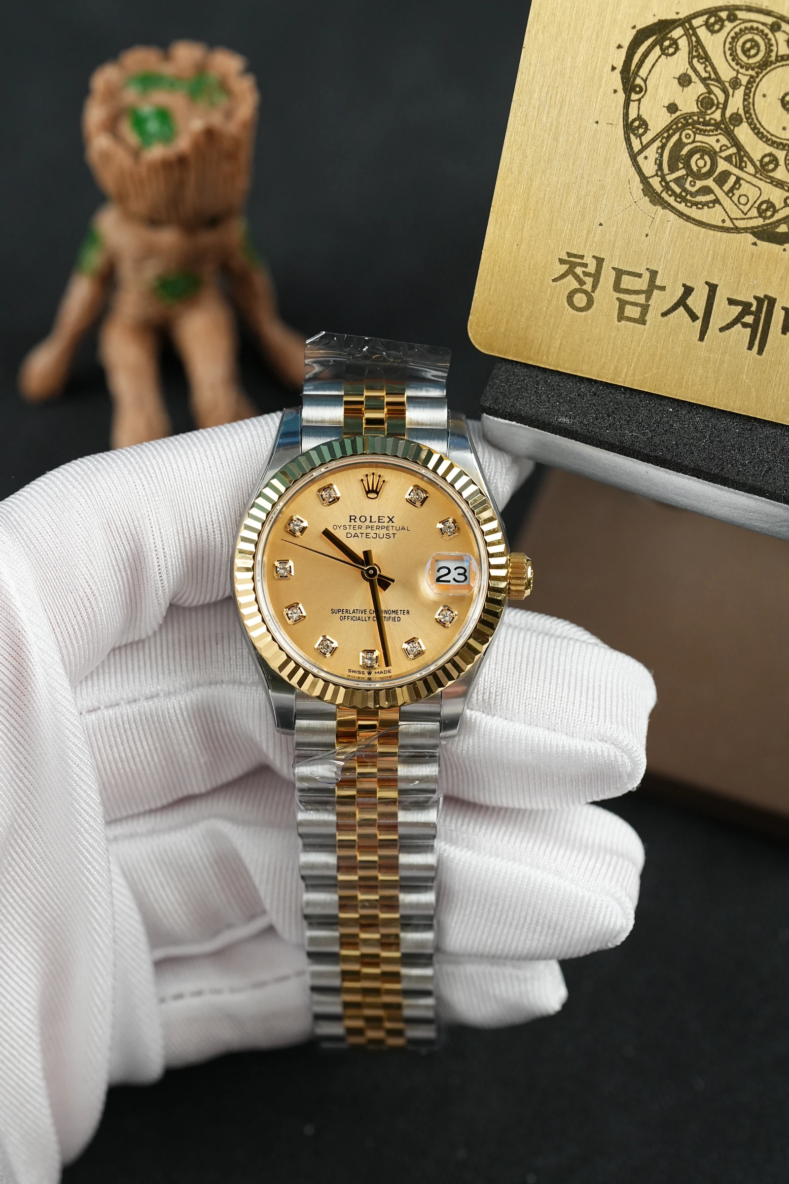 롤렉스 레이디 데이저스트 샴페인골드 10P 상세 이미지 19
