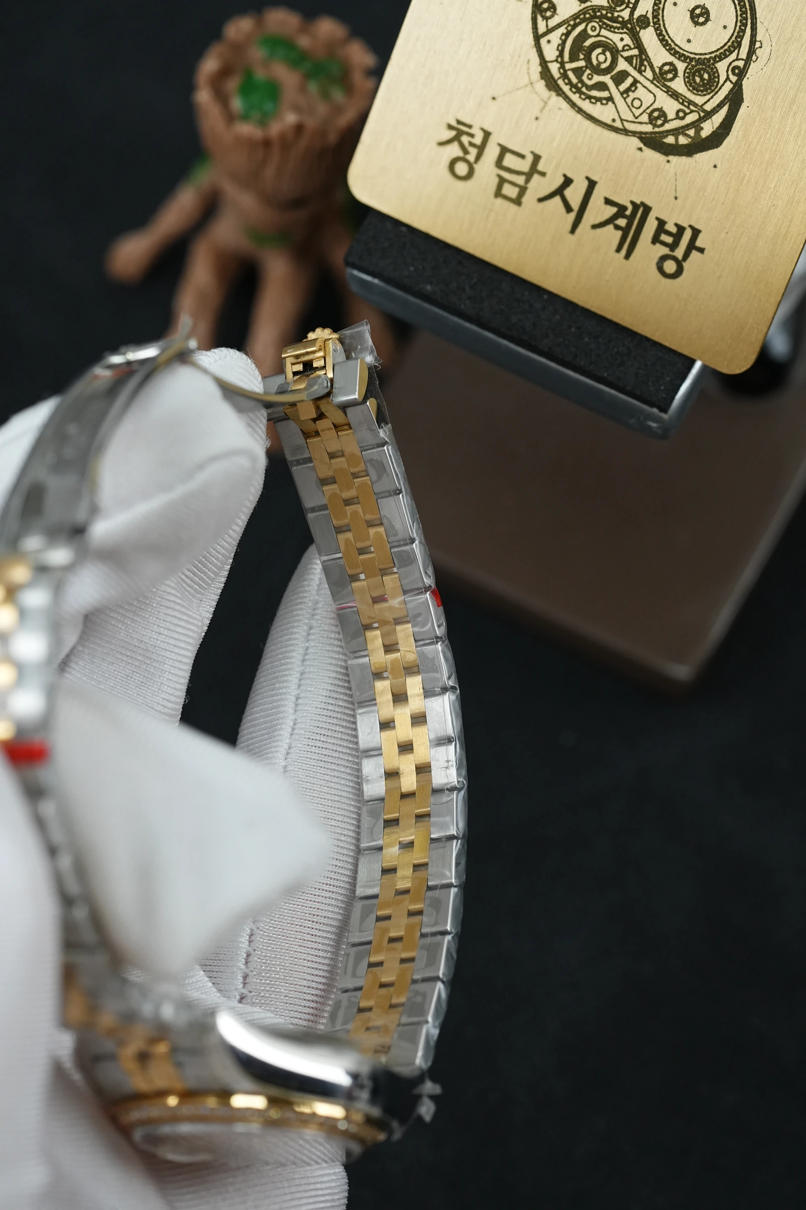 롤렉스 레이디 데이저스트 샴페인골드 10P 다이아베젤 상세 이미지 3