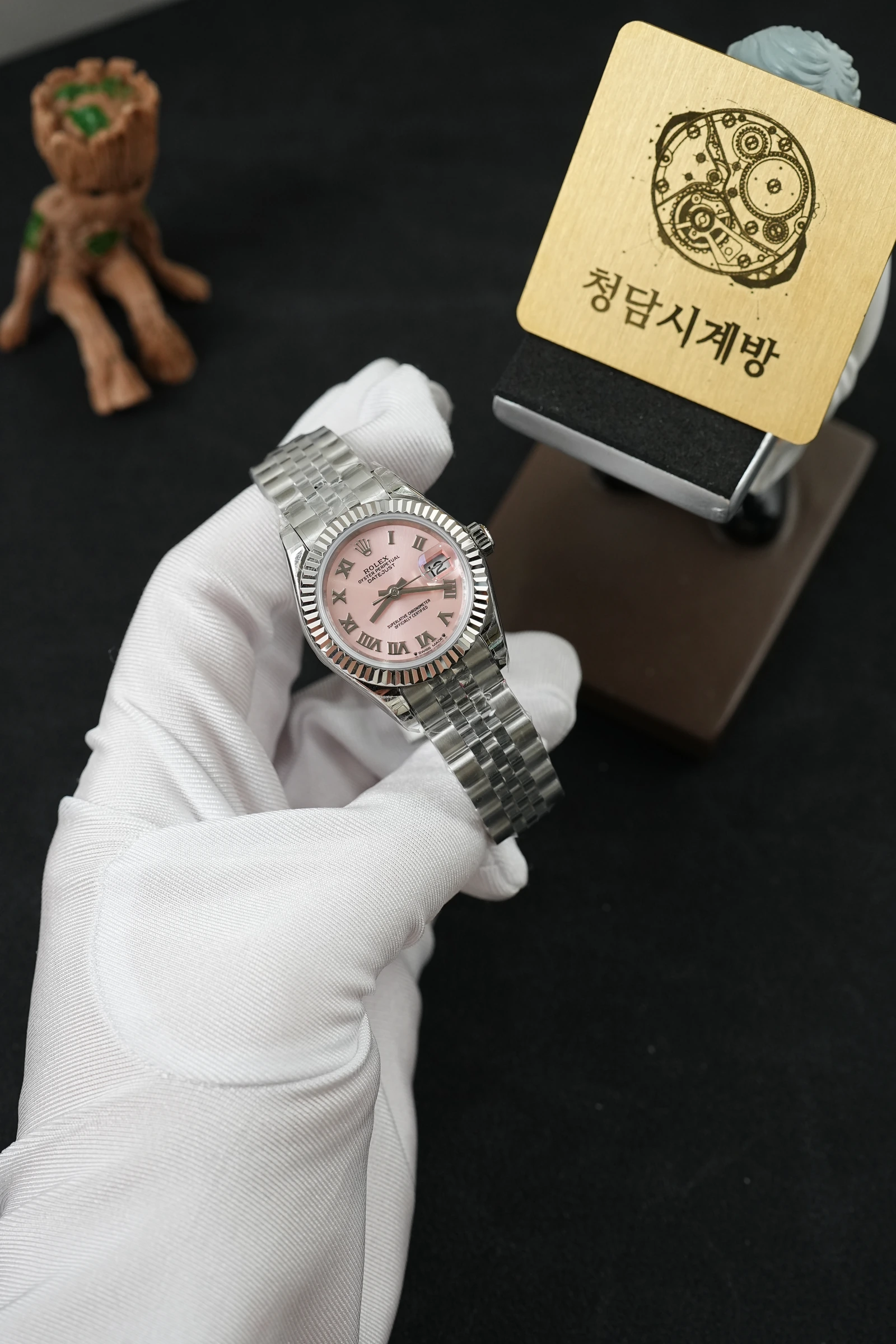 롤렉스 레이디 데이저스트 핑크 로만 상세 이미지 5