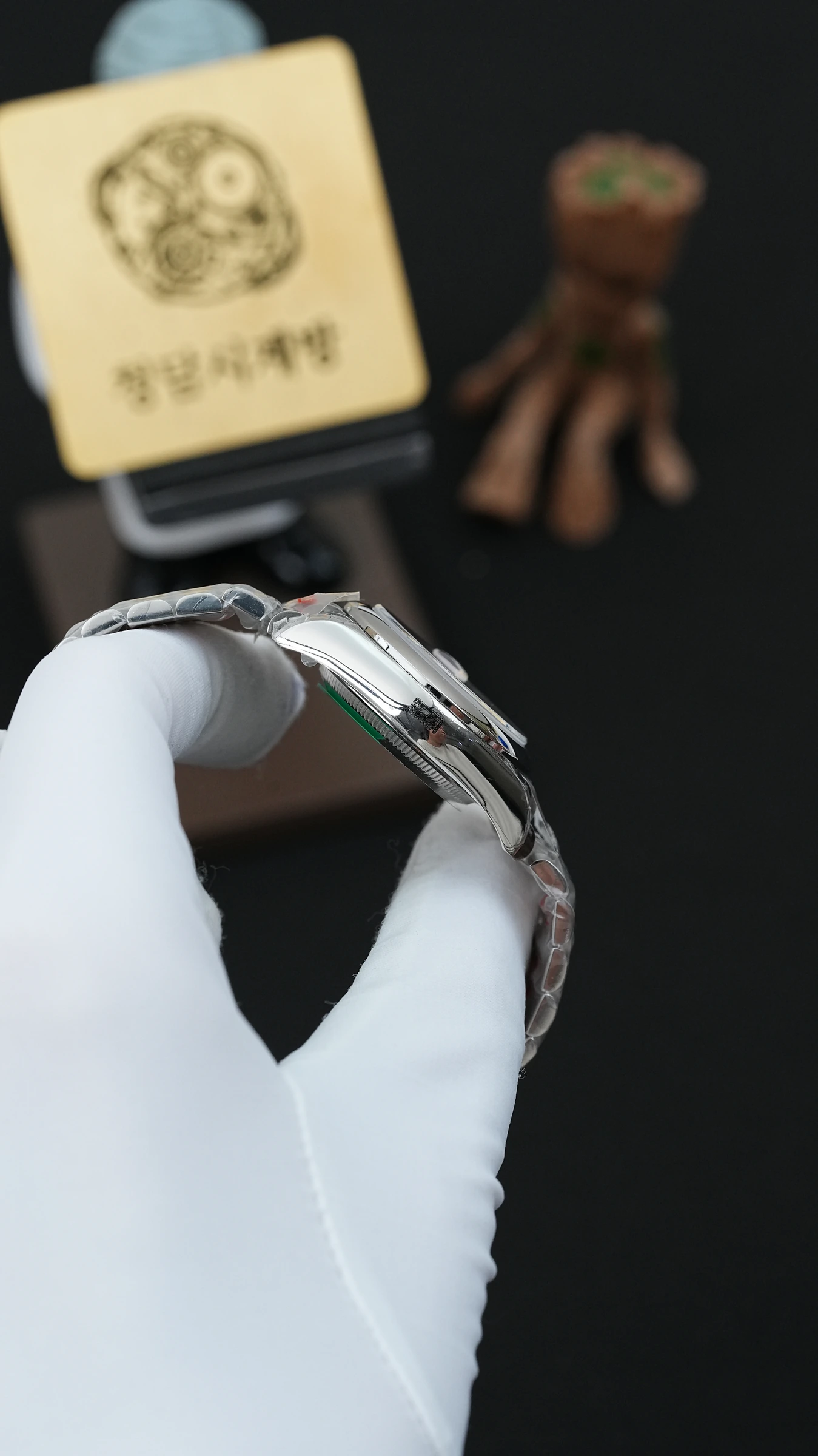 롤렉스 레이디 데이저스트 핑크 로만 돔베젤 상세 이미지 6