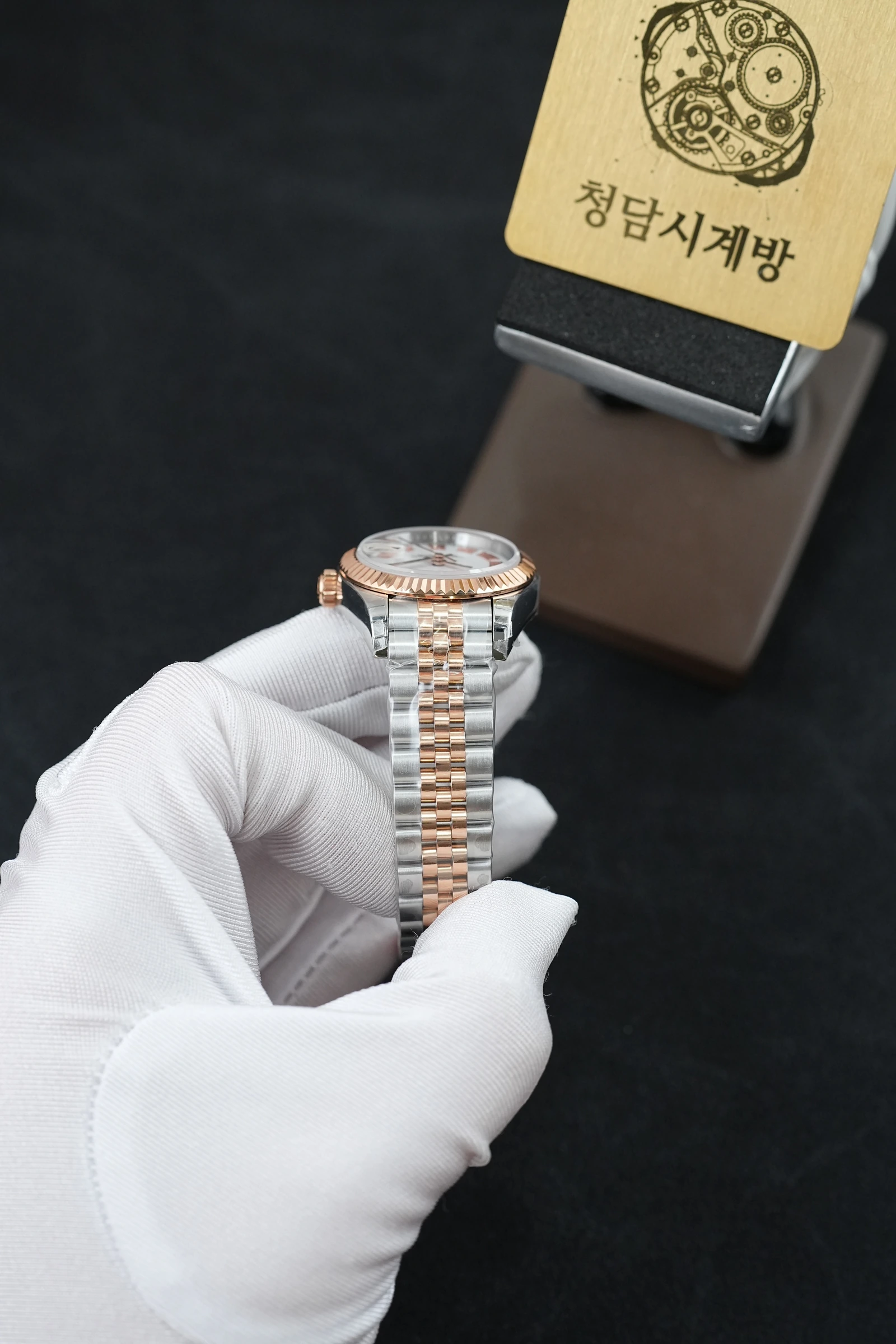롤렉스 레이디 데이저스트 화이트 로즈골드콤비 로만 상세 이미지 7