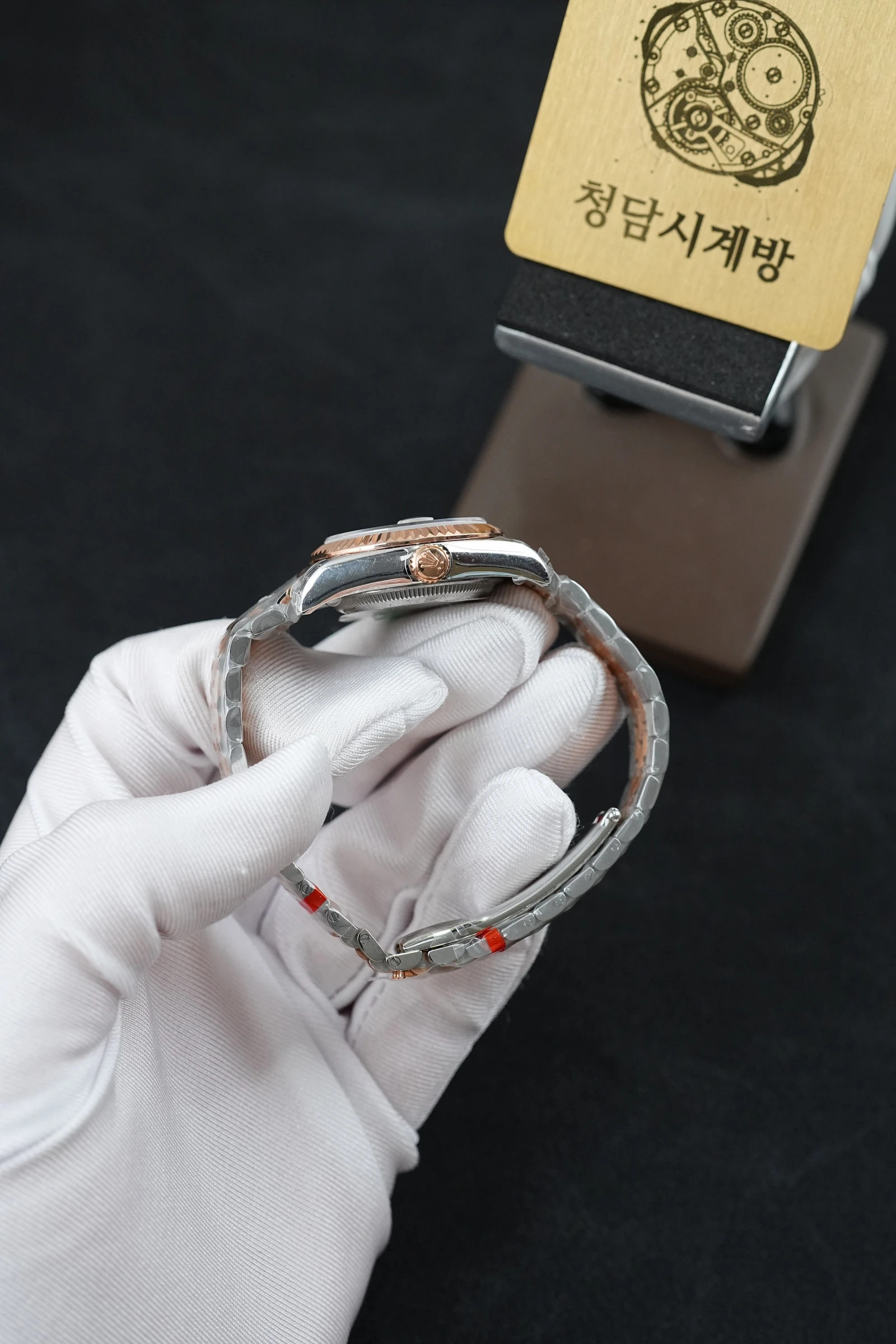 롤렉스 레이디 데이저스트 화이트 로즈골드콤비 로만 상세 이미지 8