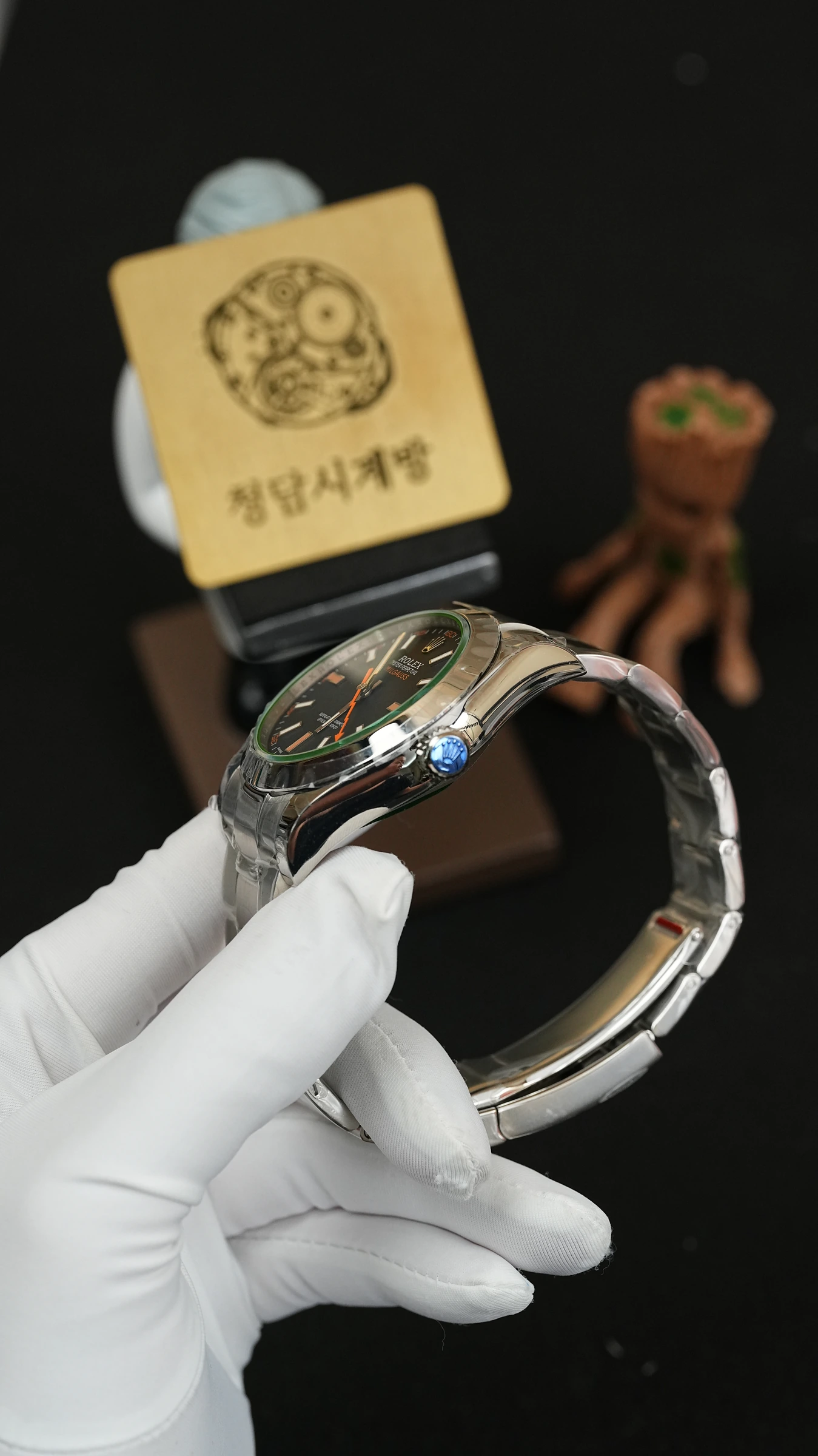 롤렉스 밀가우스 블랙 상세 이미지 5