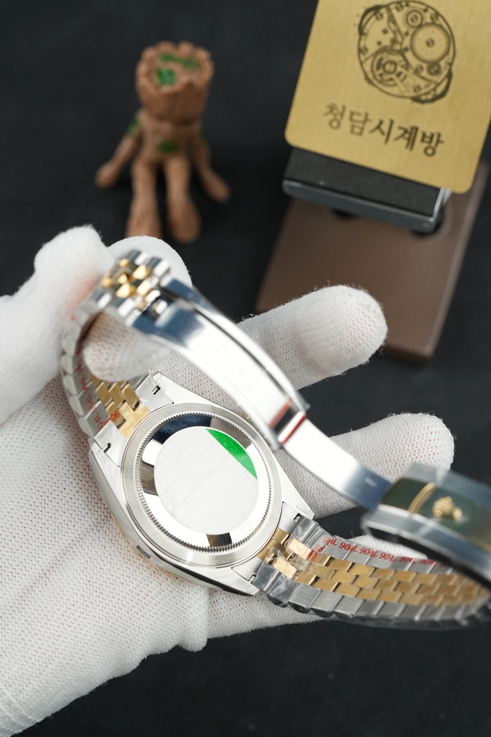 롤렉스 스카이드웰러 블랙 옐로우골드콤비 상세 이미지 12