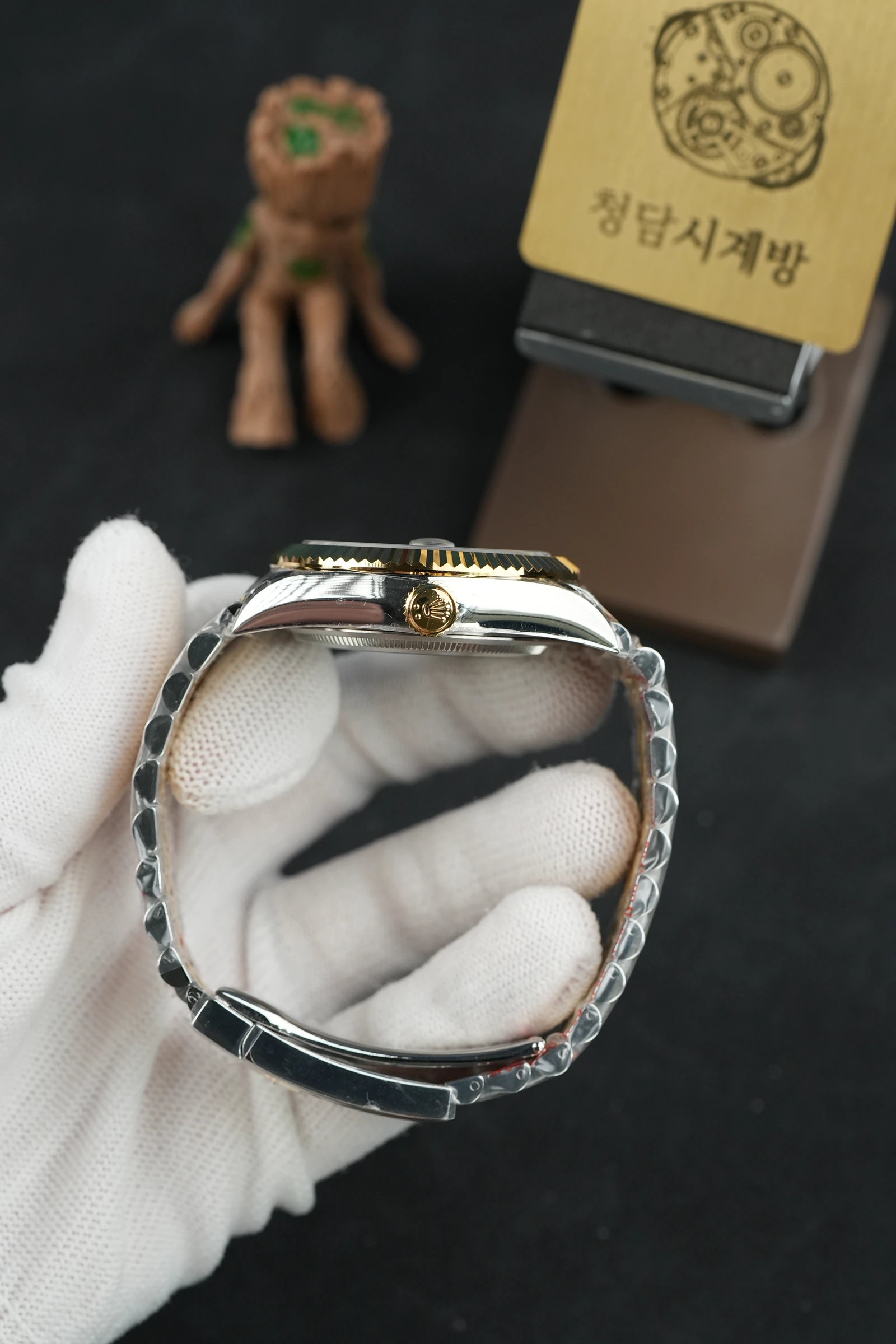 롤렉스 스카이드웰러 블랙 옐로우골드콤비 상세 이미지 13