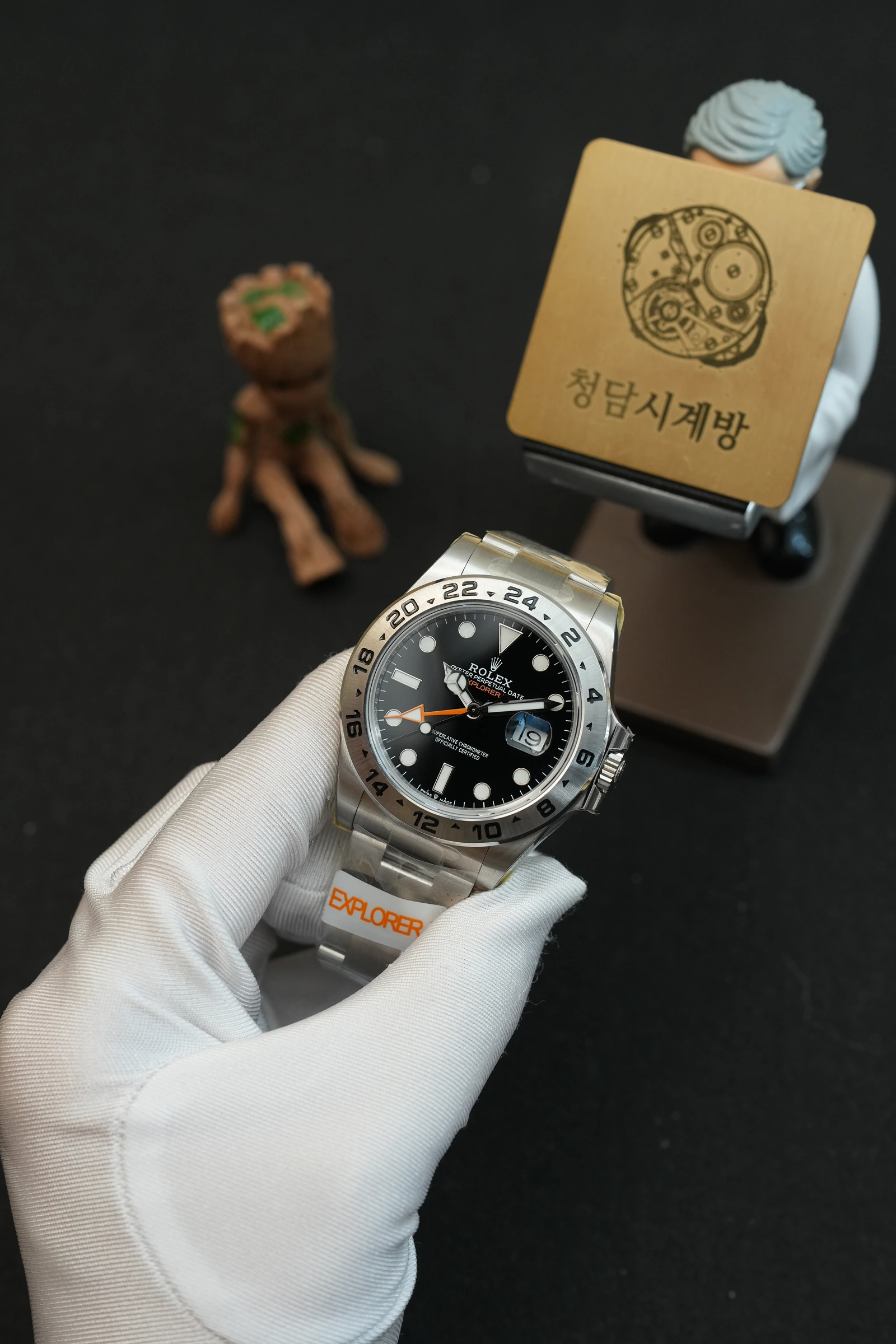 롤렉스 익스플로러2 블랙 상세 이미지 3