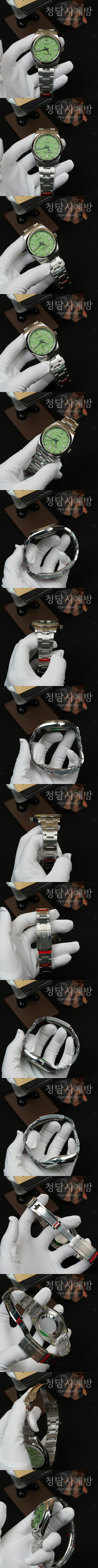 롤렉스 오이스터퍼페츄얼 논데이트 피스타치오 상세 이미지 2