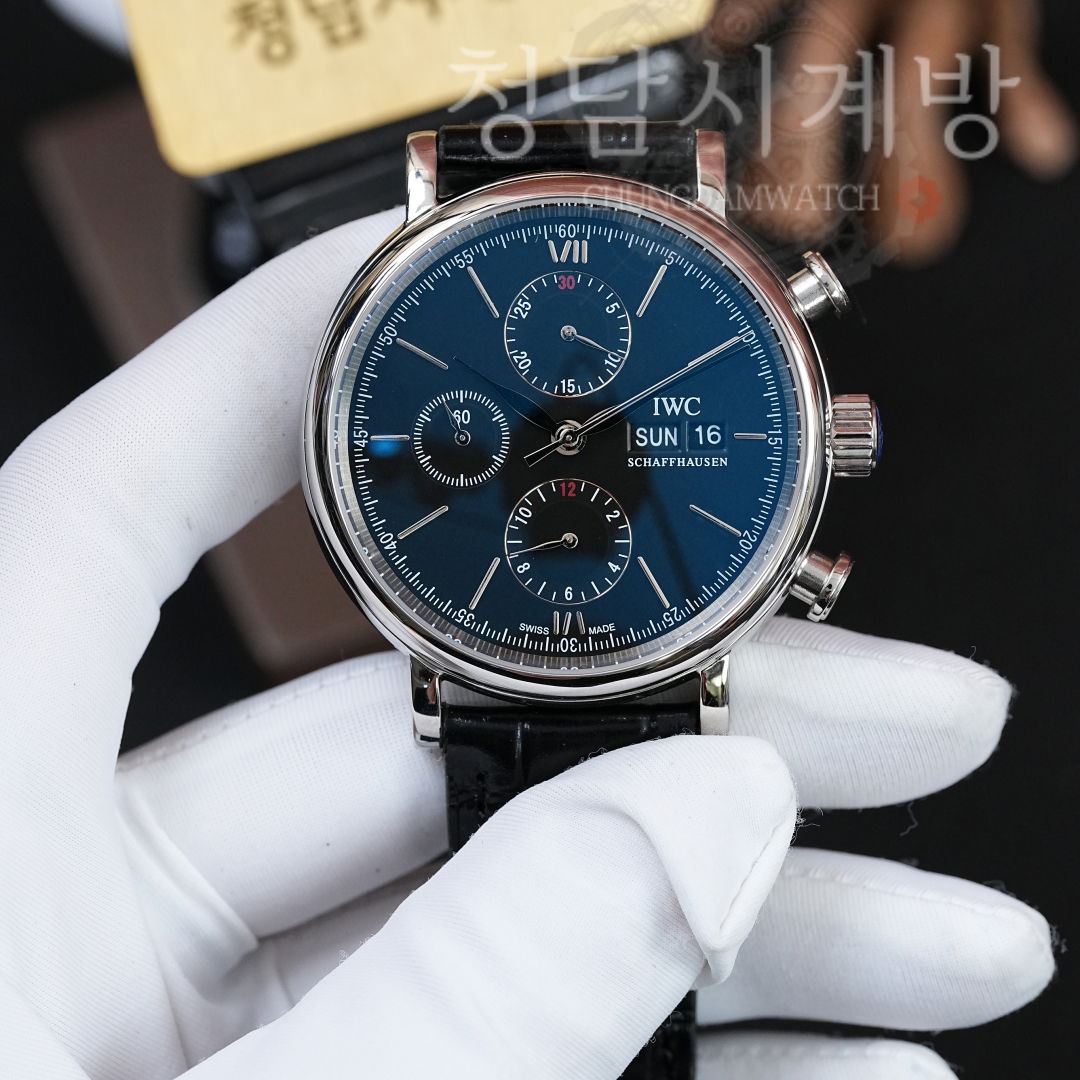 IWC 포르토피노 크로노 블랙 상세 이미지 7