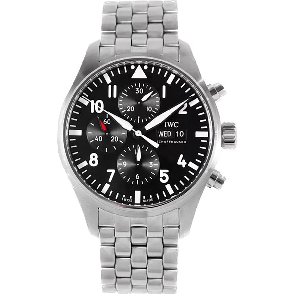 IWC 파일럿 워치 크로노그래프 블랙 상세 이미지 3