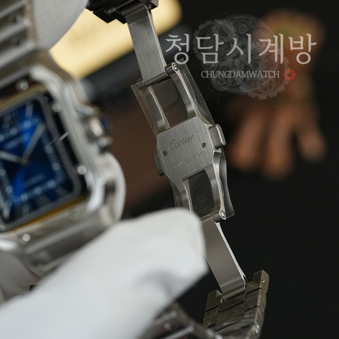 까르띠에 산토스 드 까르띠에 청판 미디움 상세 이미지 18