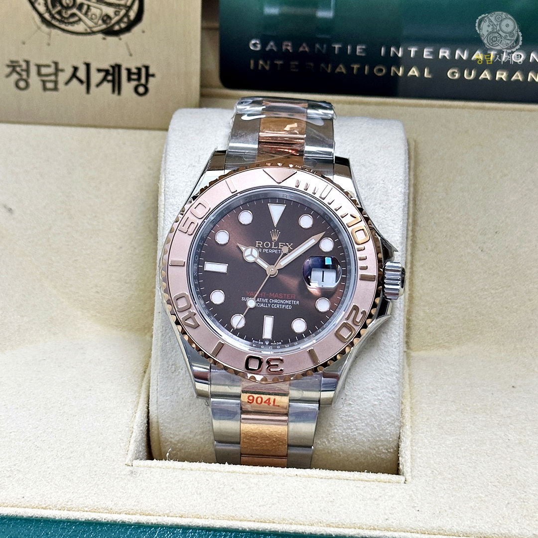 롤렉스 요트마스터 로즈골드 초코 상세 이미지 5
