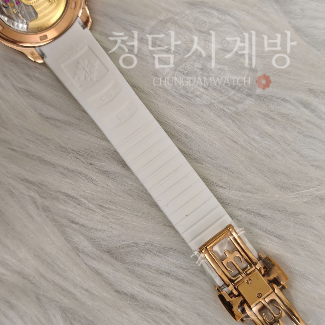 파텍필립 아쿠아넛 루체 트레블타임 로즈골드 다이아베젤 상세 이미지 16