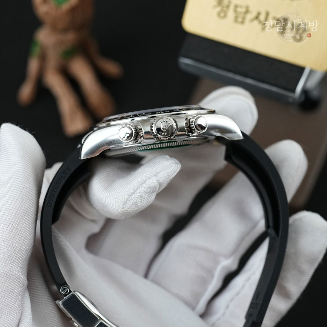 롤렉스 데이토나 블랙 화이트골드 러버 8P 상세 이미지 12