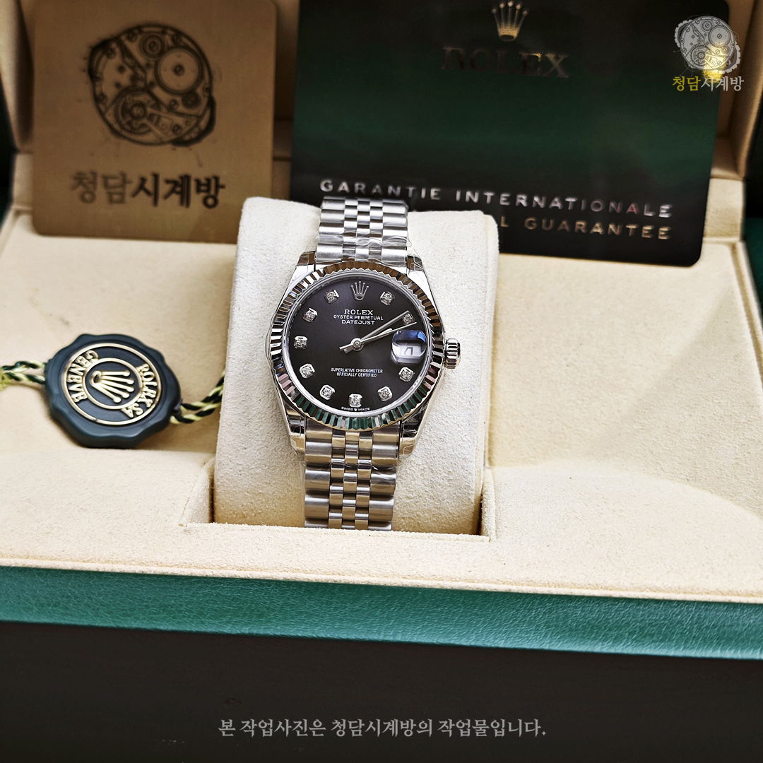 롤렉스 레이디 데이저스트 블랙 10P 상세 이미지 3
