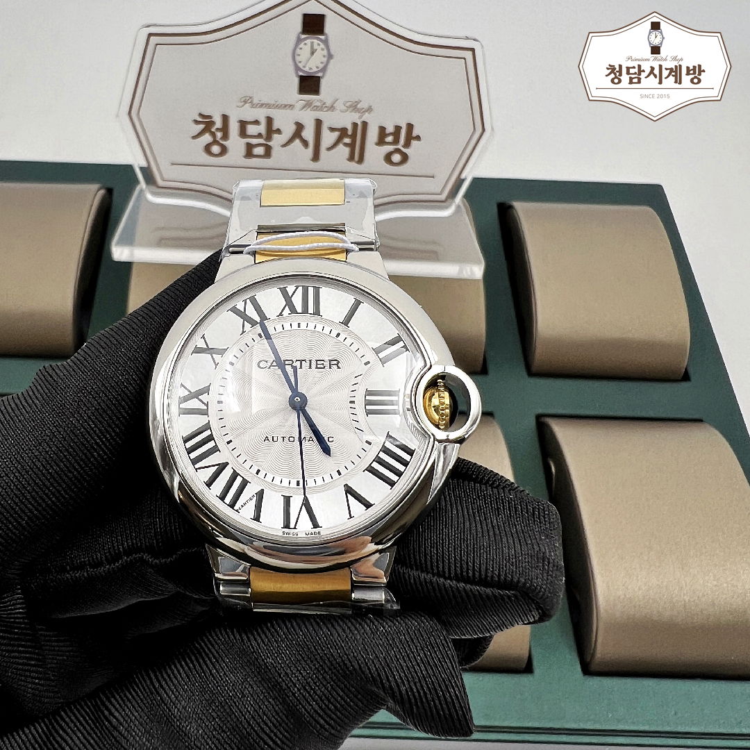 까르띠에 발롱블루 옐로우골드 콤비 상세 이미지 17