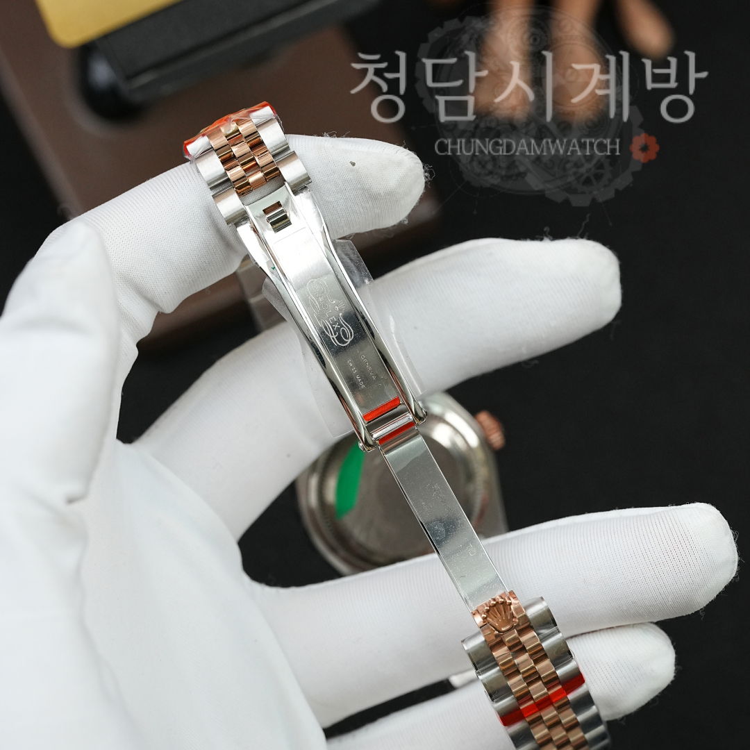 롤렉스 레이디 데이저스트 자개판 로즈골드콤비 10P 상세 이미지 14