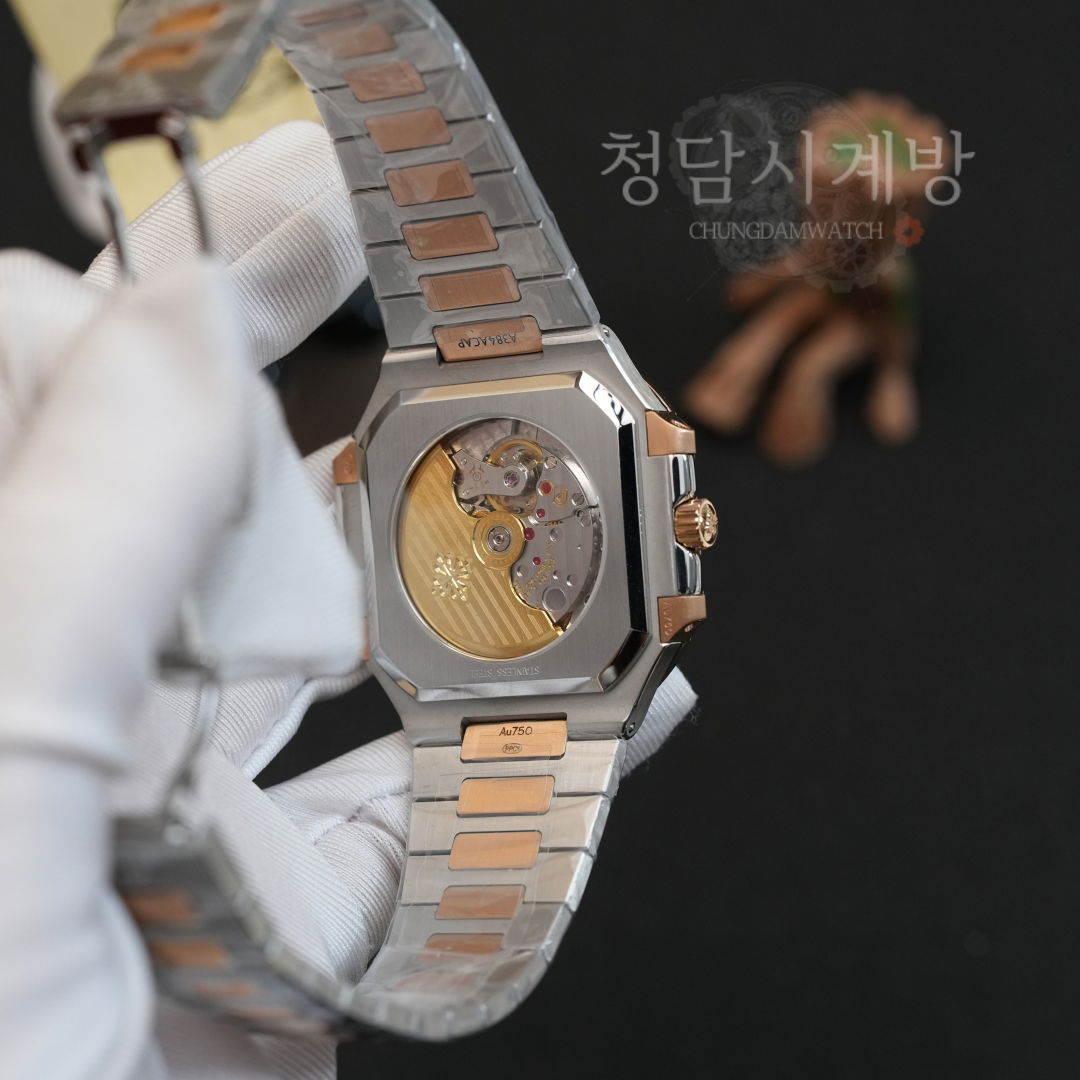 파텍필립 큐비투스 블루 콤비 상세 이미지 8