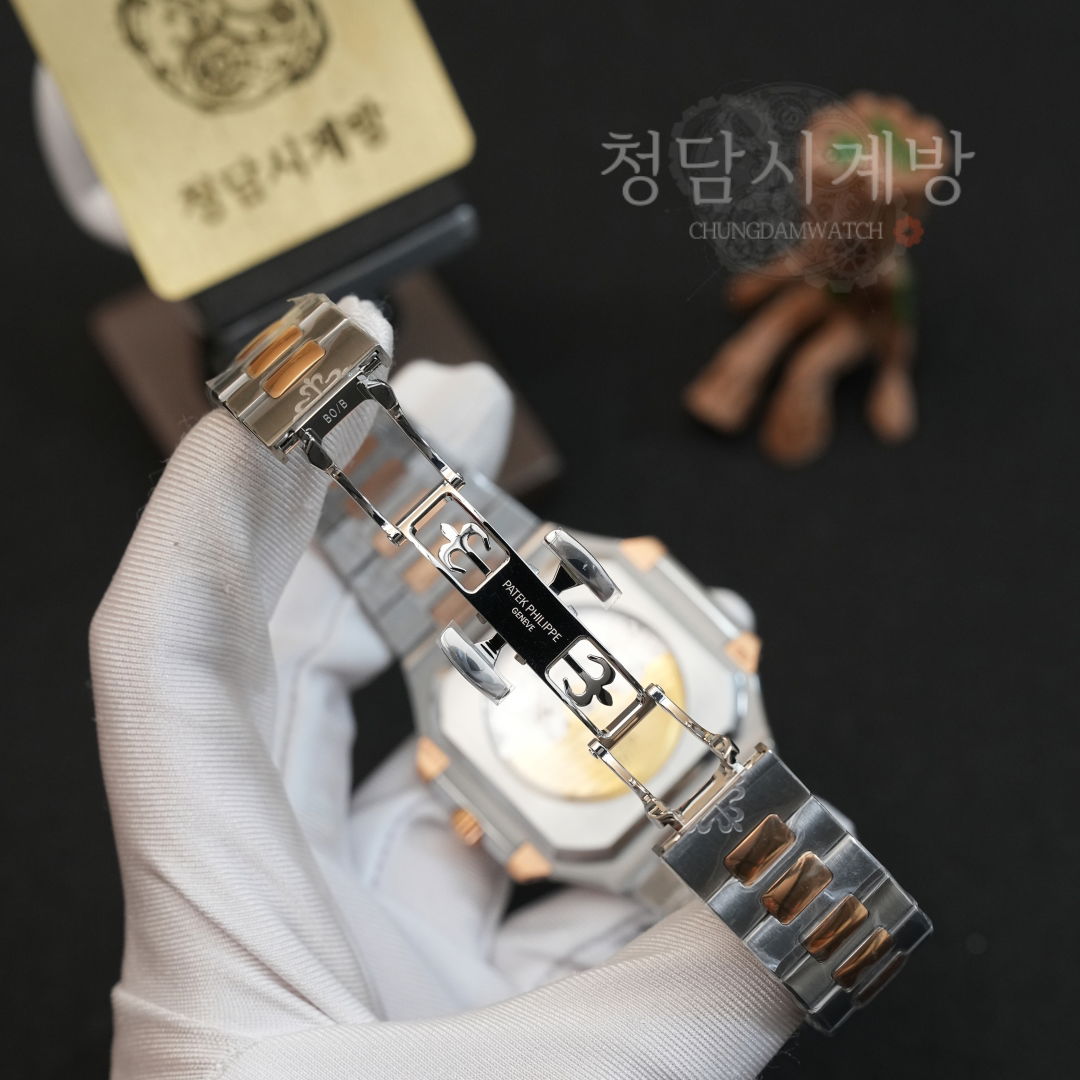파텍필립 큐비투스 블루 콤비 상세 이미지 9