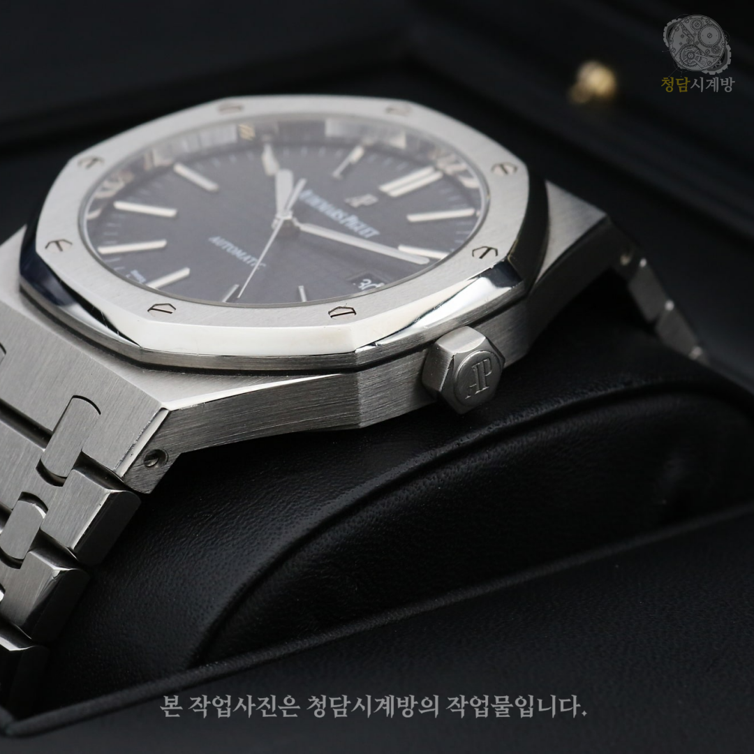 오데마피게 로얄오크 15400 블랙 상세 이미지 5
