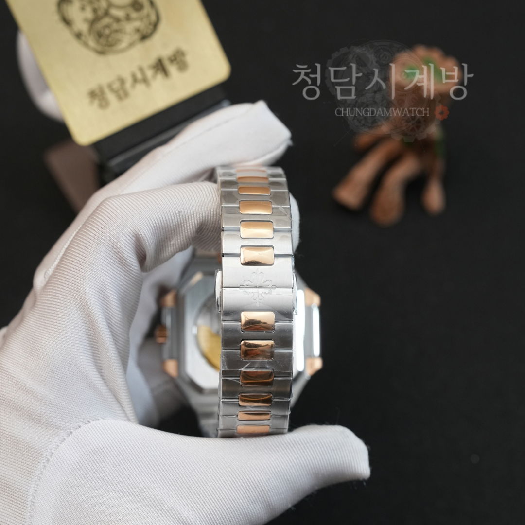 파텍필립 큐비투스 블루 콤비 상세 이미지 6