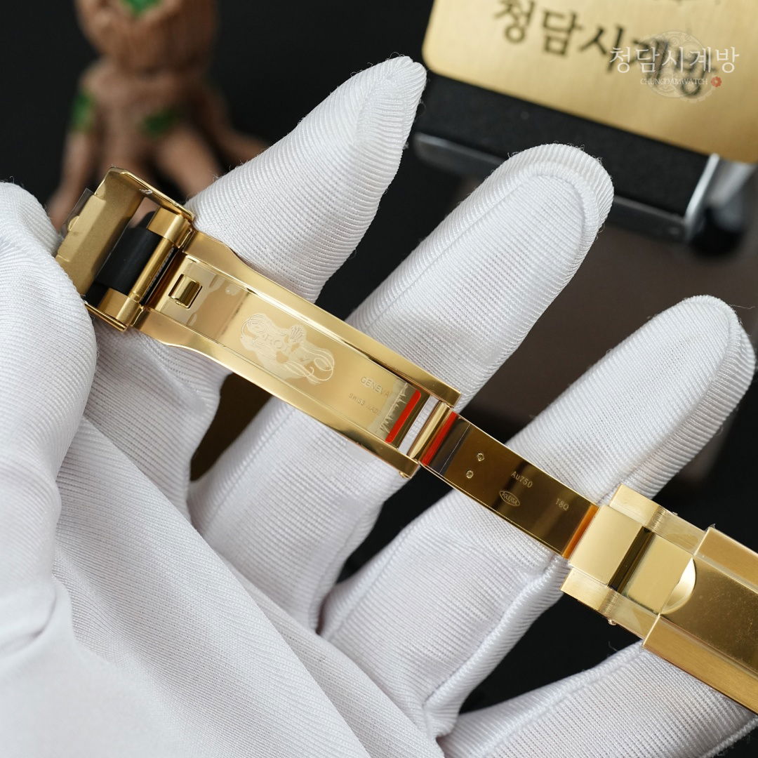 롤렉스 데이토나 블랙 옐로우골드 러버 8P 상세 이미지 11