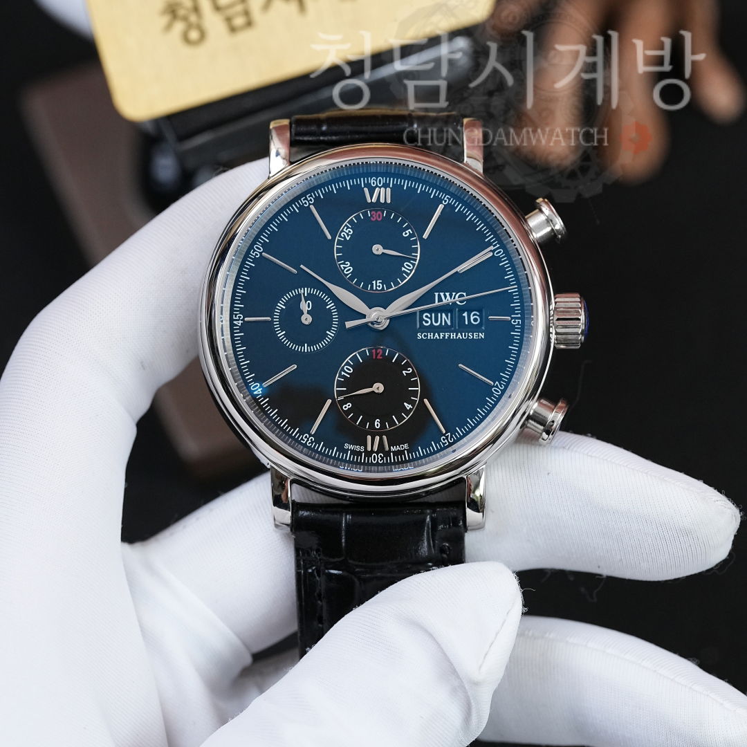 IWC 포르토피노 크로노 블랙 상세 이미지 3