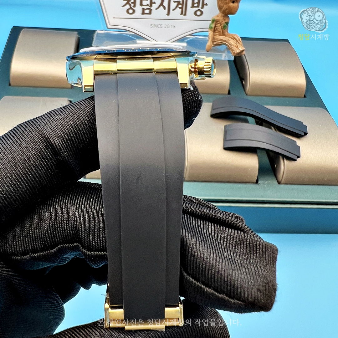 롤렉스 데이토나 검판 옐로우골드 러버 상세 이미지 15