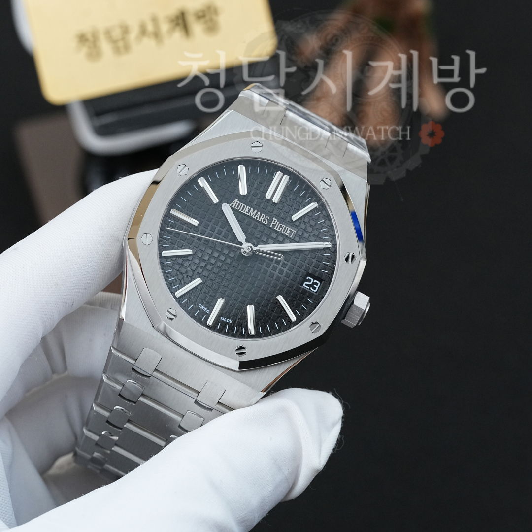 오데마피게 AP 로얄오크 15510 블랙 상세 이미지 4
