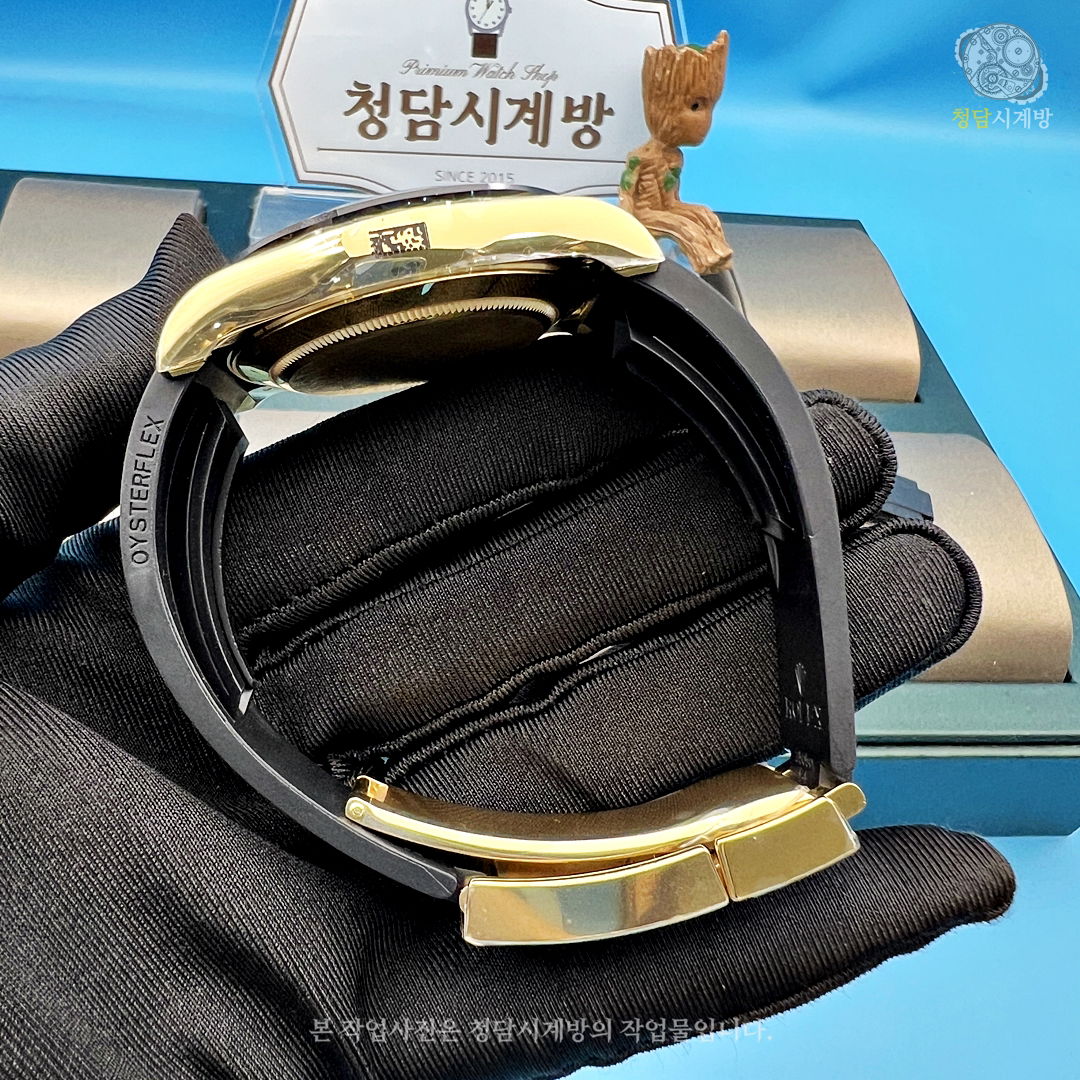 롤렉스 데이토나 검판 옐로우골드 러버 상세 이미지 20