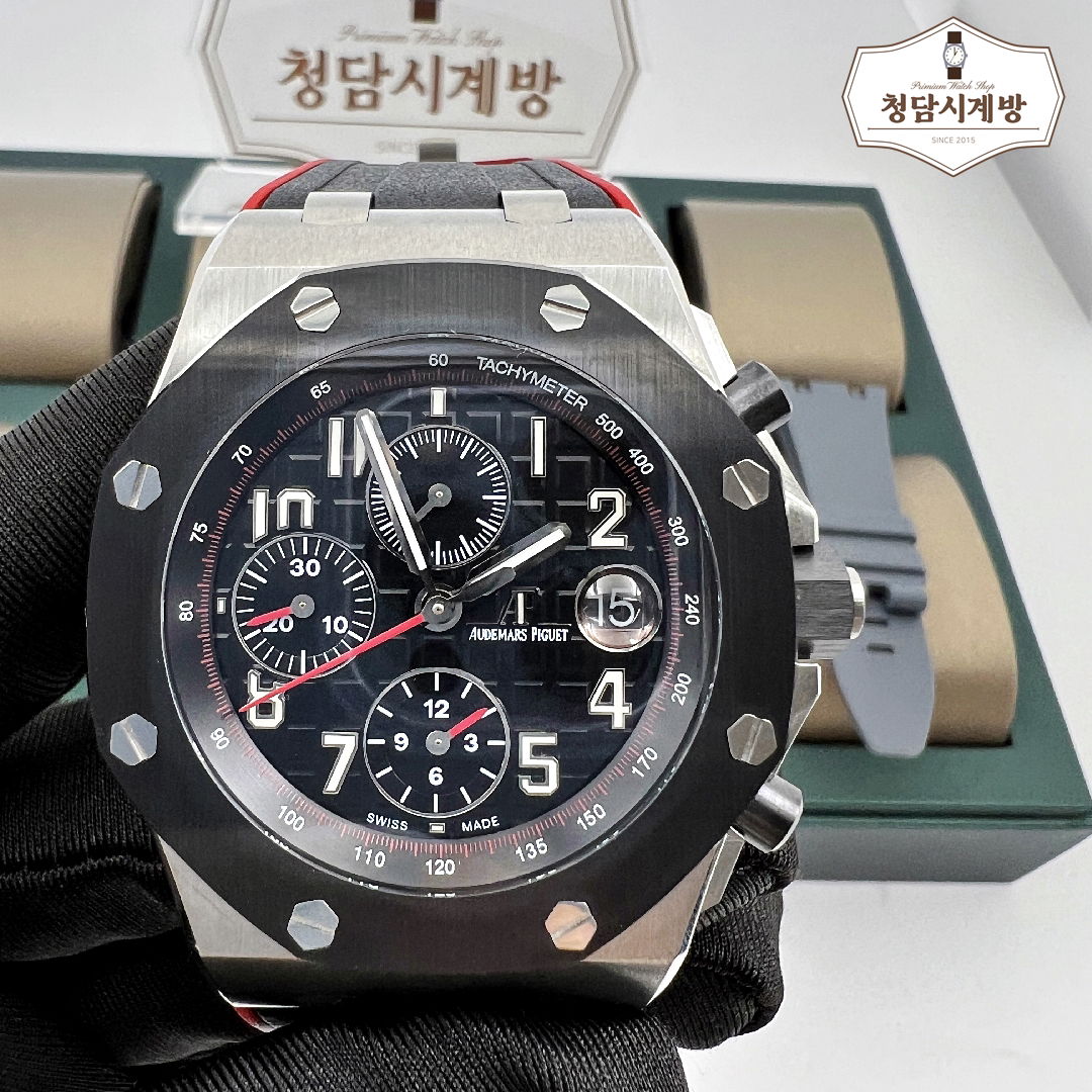 오데마피게 로얄오크 오프쇼어 크로노그래프 블랙 상세 이미지 20