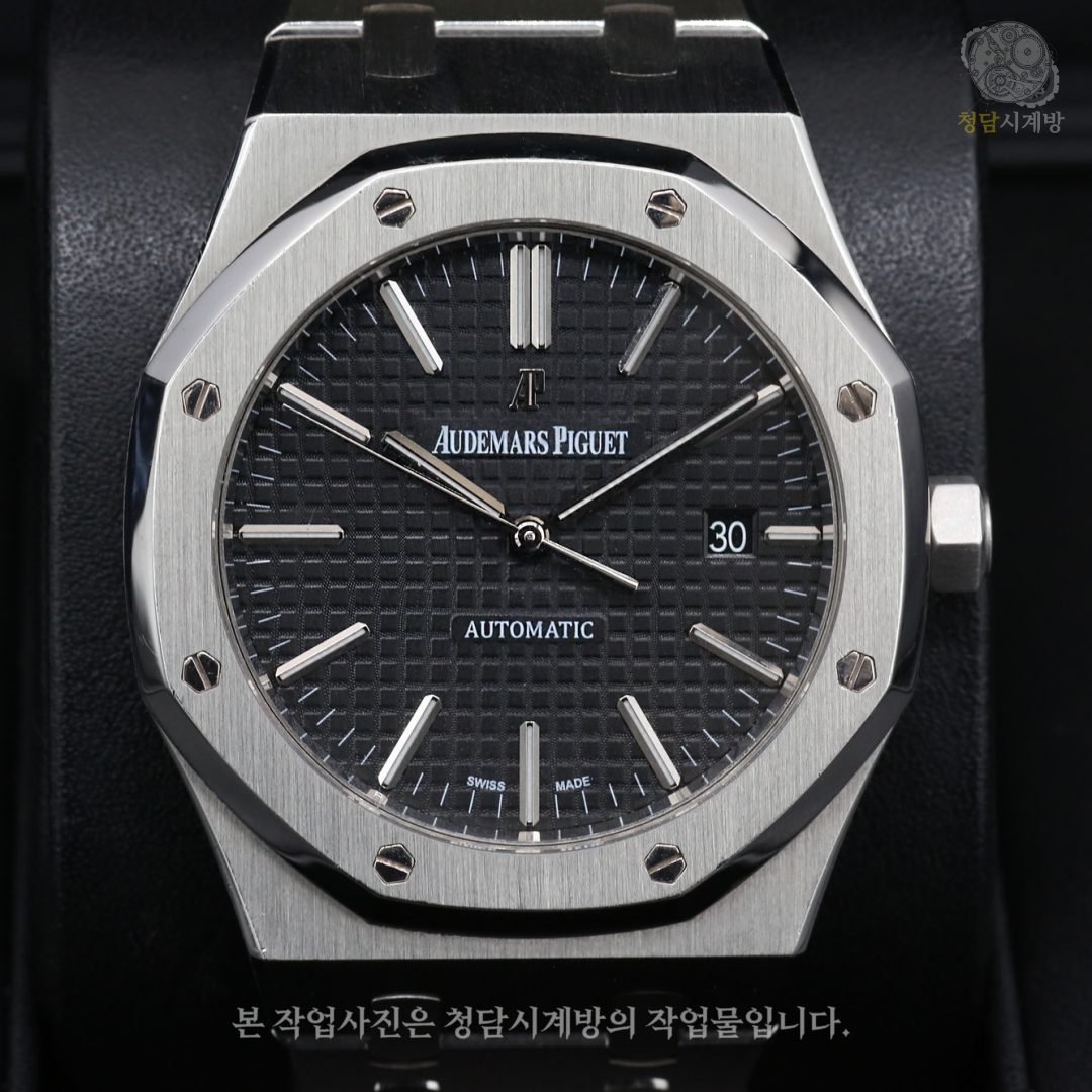 오데마피게 로얄오크 15400 블랙 상세 이미지 3