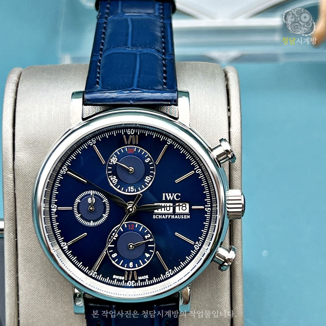 IWC 포르토피노 150주년 스페셜에디션 청판 상세 이미지 17