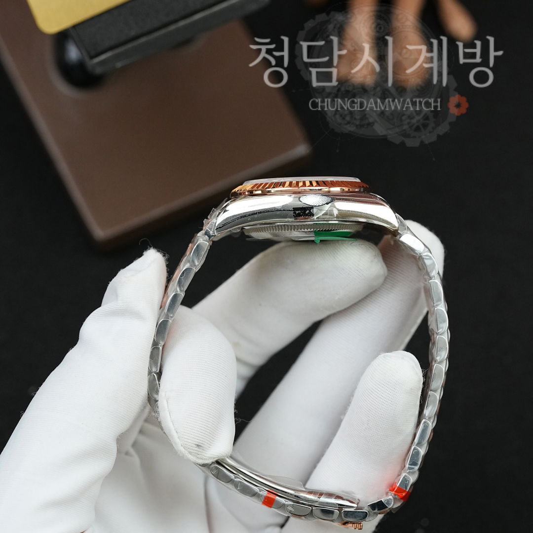 롤렉스 레이디 데이저스트 자개판 로즈골드콤비 10P 상세 이미지 11