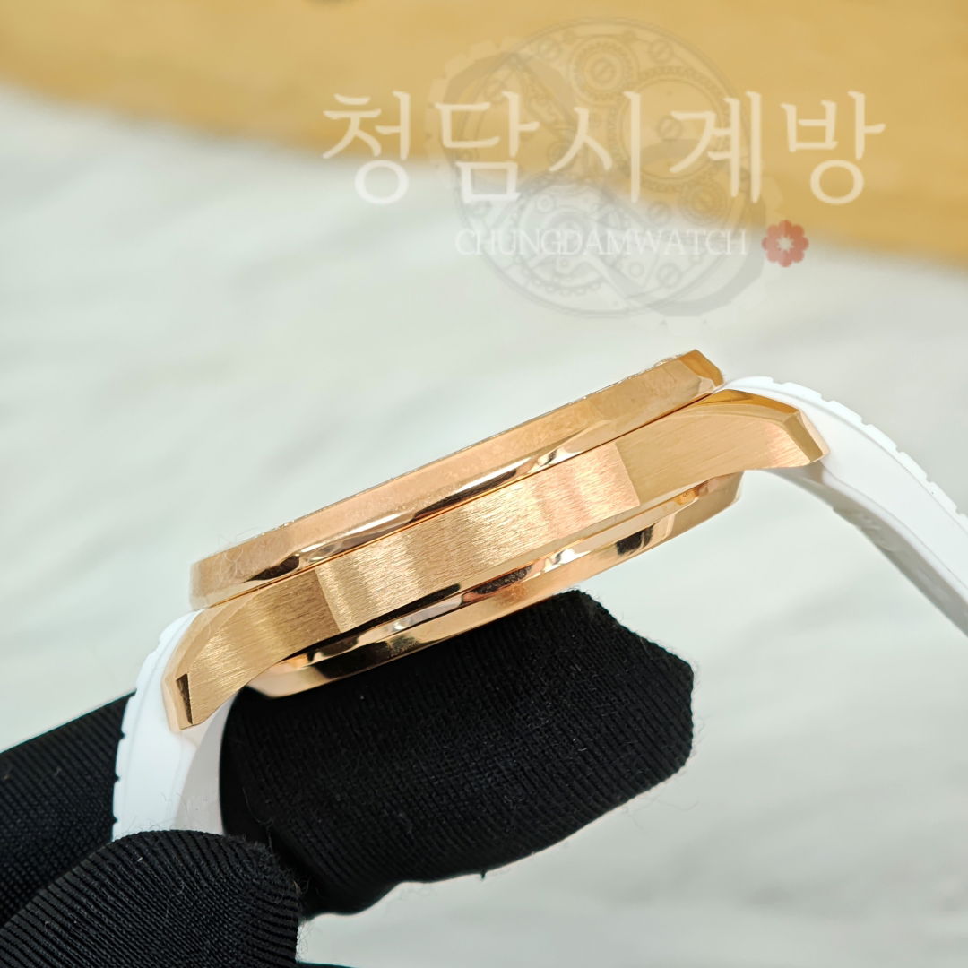파텍필립 아쿠아넛 루체 트레블타임 로즈골드 다이아베젤 상세 이미지 9